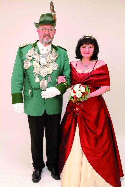 Das Schützenkönigspaar 2010: Manfred und Beate Neumann