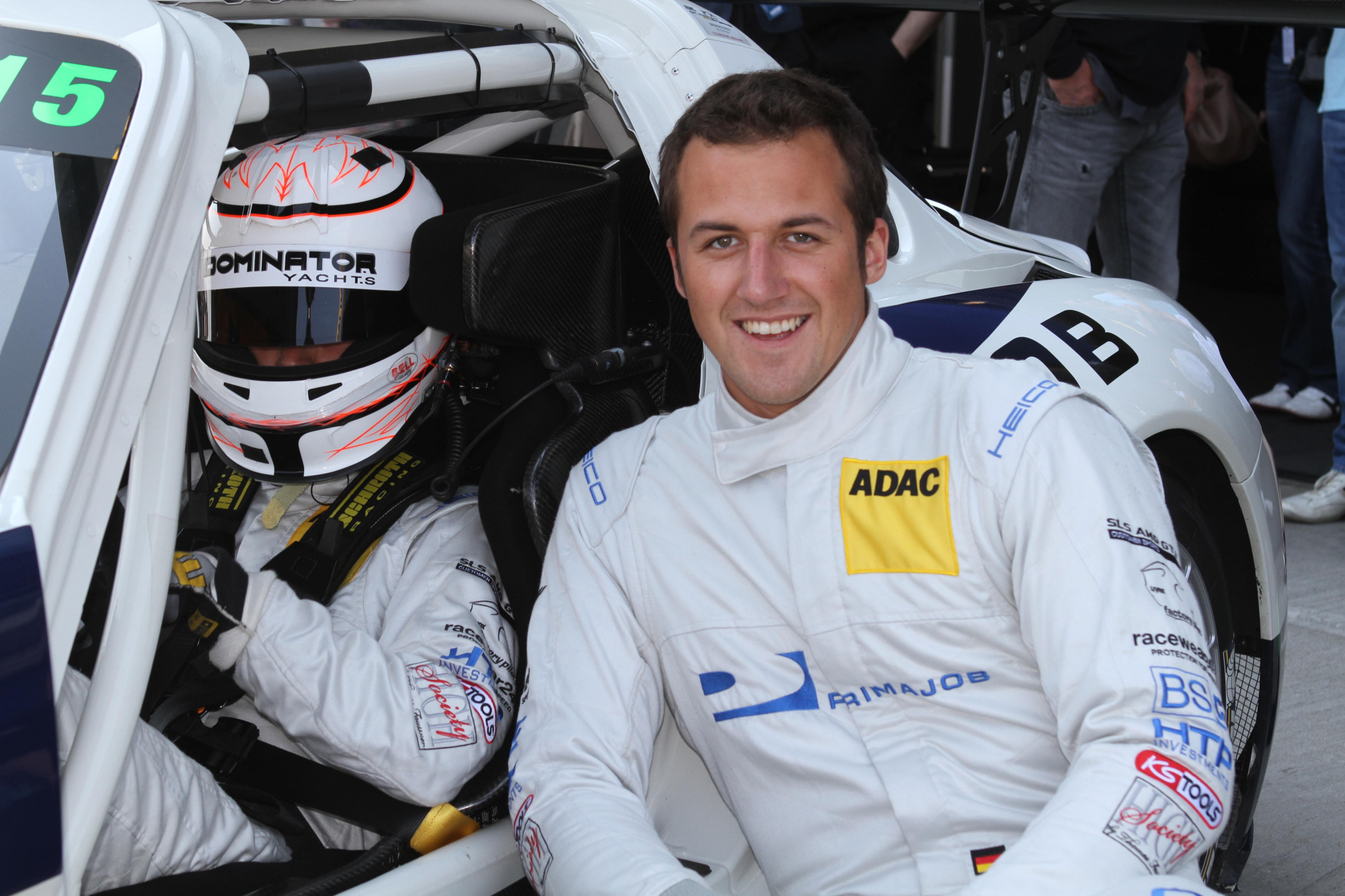 Lance David Arnold vor dem Start bei der ADAC GT Masters