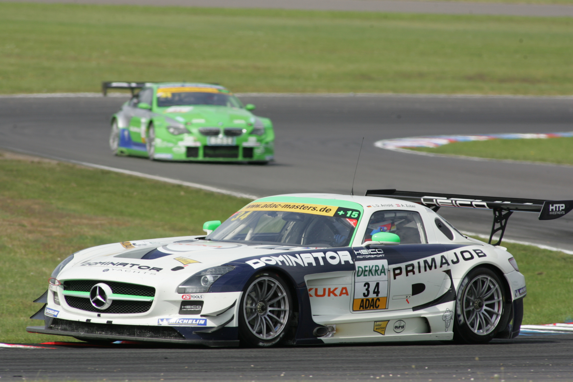 Lance David Arnold auf dem Weg zu Rang drei auf dem EuroSpeedway Lausitz
