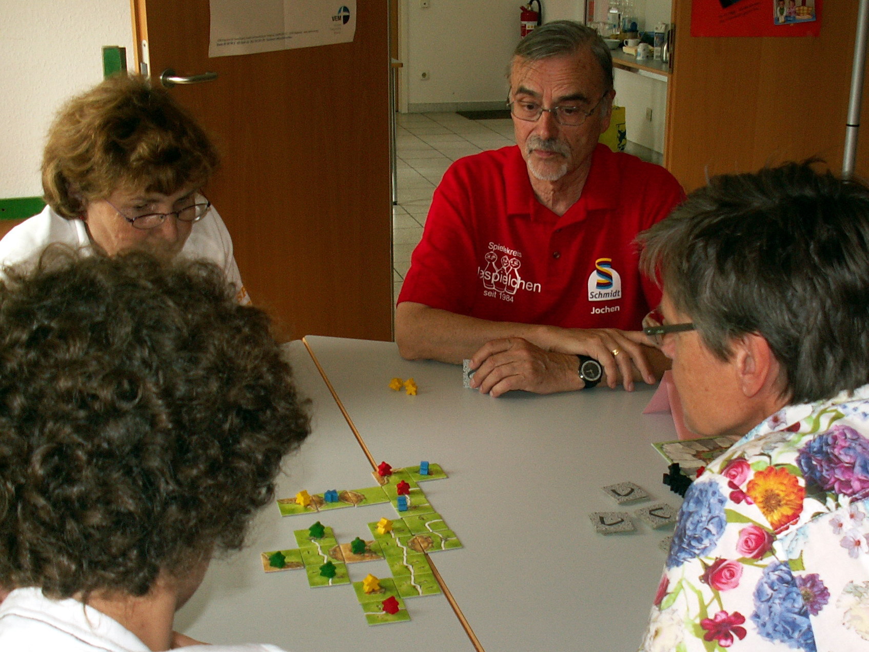 Vorrunde mit Nils, Elke, Jochen und Kristiane.