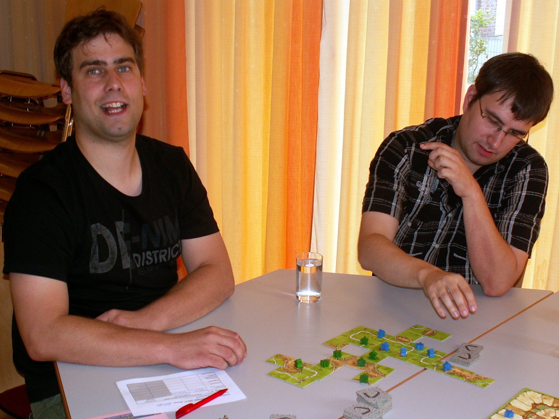 Viertelfinale zwischen Stefan und Björn.