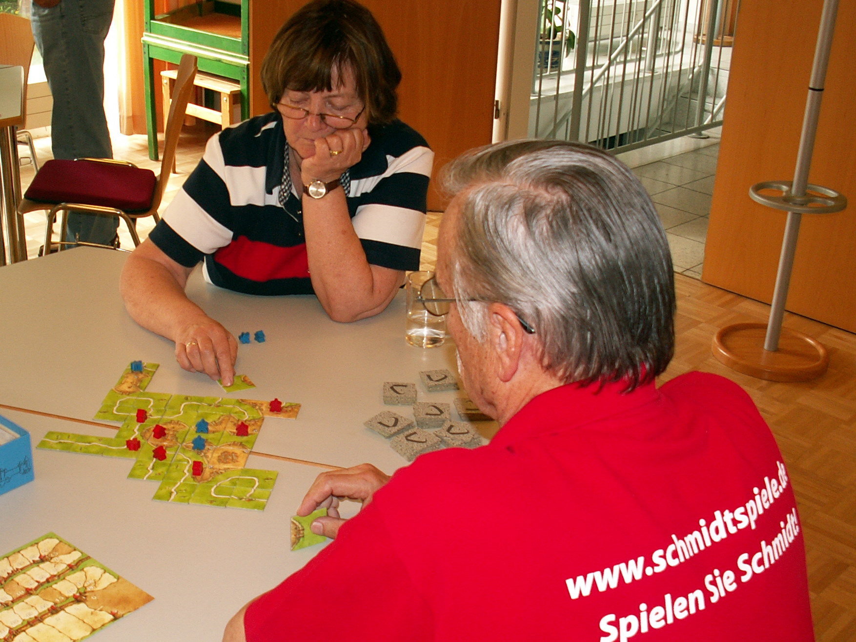 Viertelfinale zwischen Renate und Jochen.