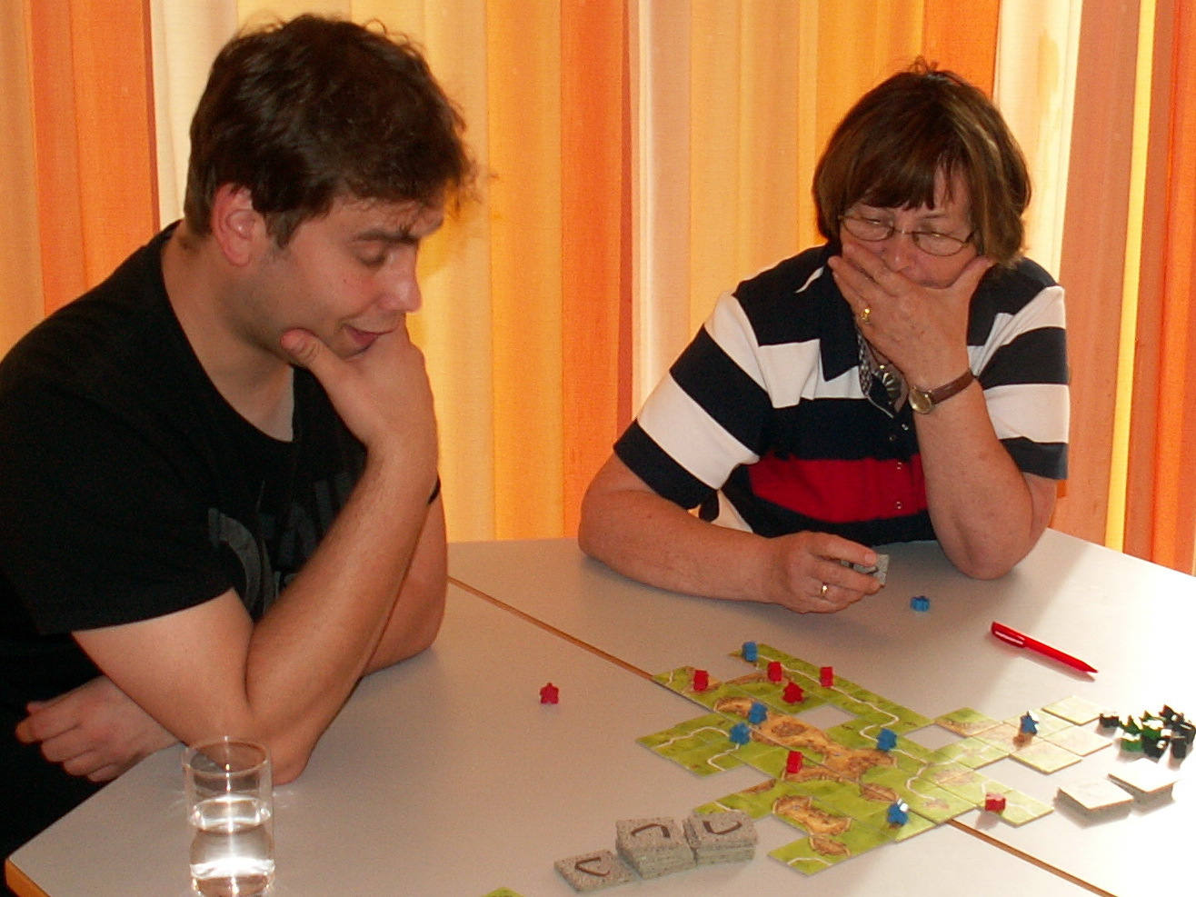 Halbfinale zwischen Stefan und Renate.