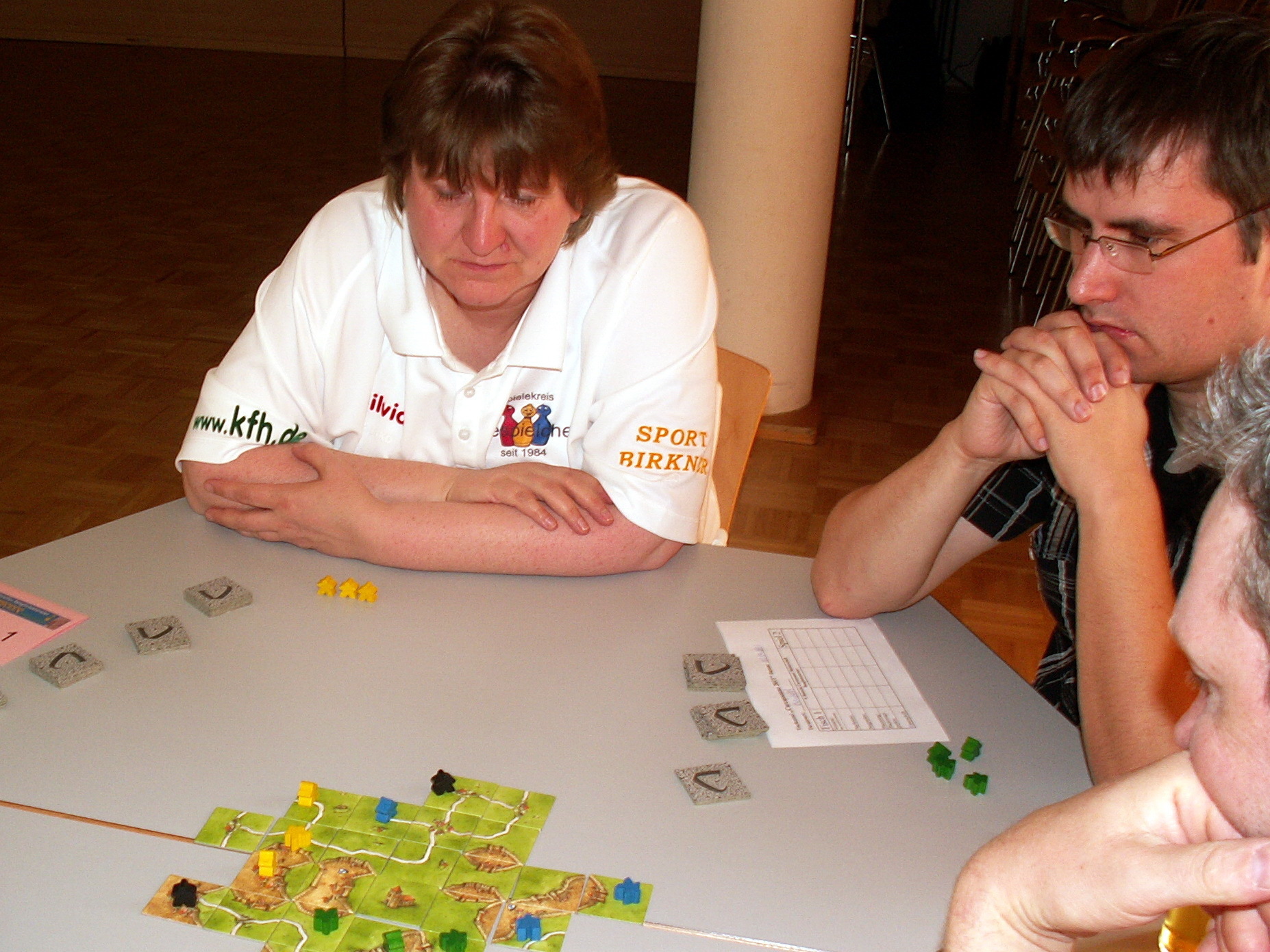 Vorrunde mit Silvia, Björn und Raimund.