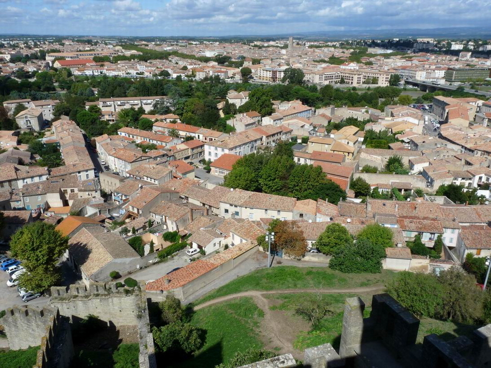 Blick auf Carcassonne.