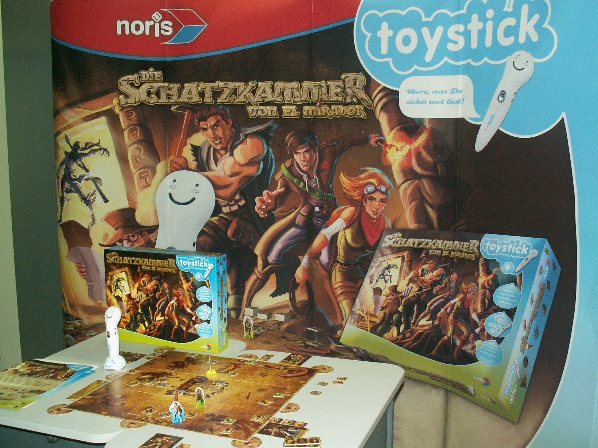 Mit dem Toystick auf Schatzsuche bei Noris.