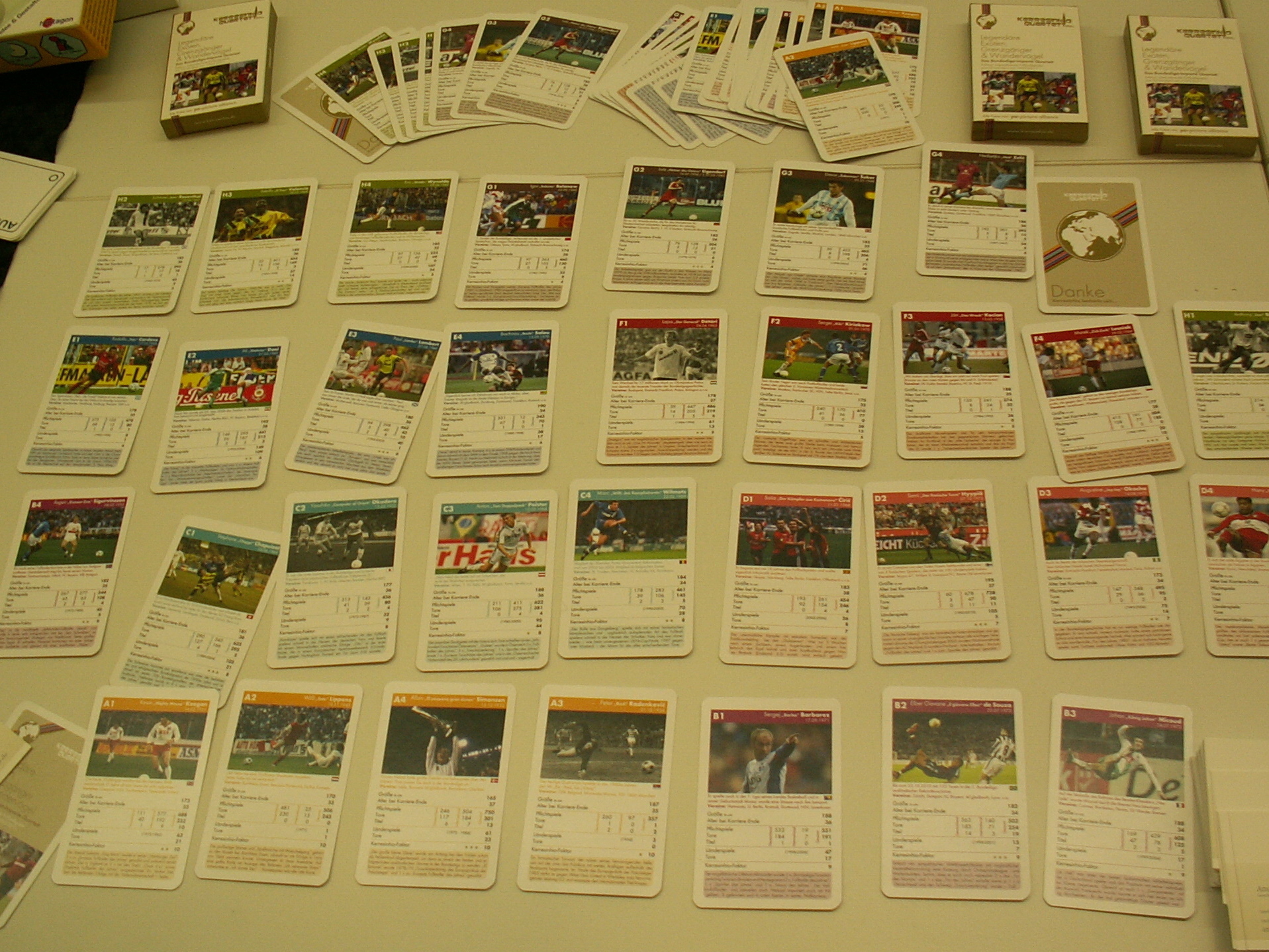 Fussballquartette von Andre Kerres.