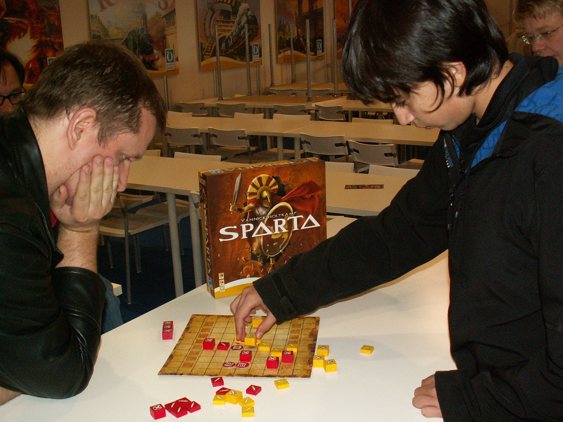 Der 14jährige Autor des Spiels Sparta Yannik Holtkamp.
