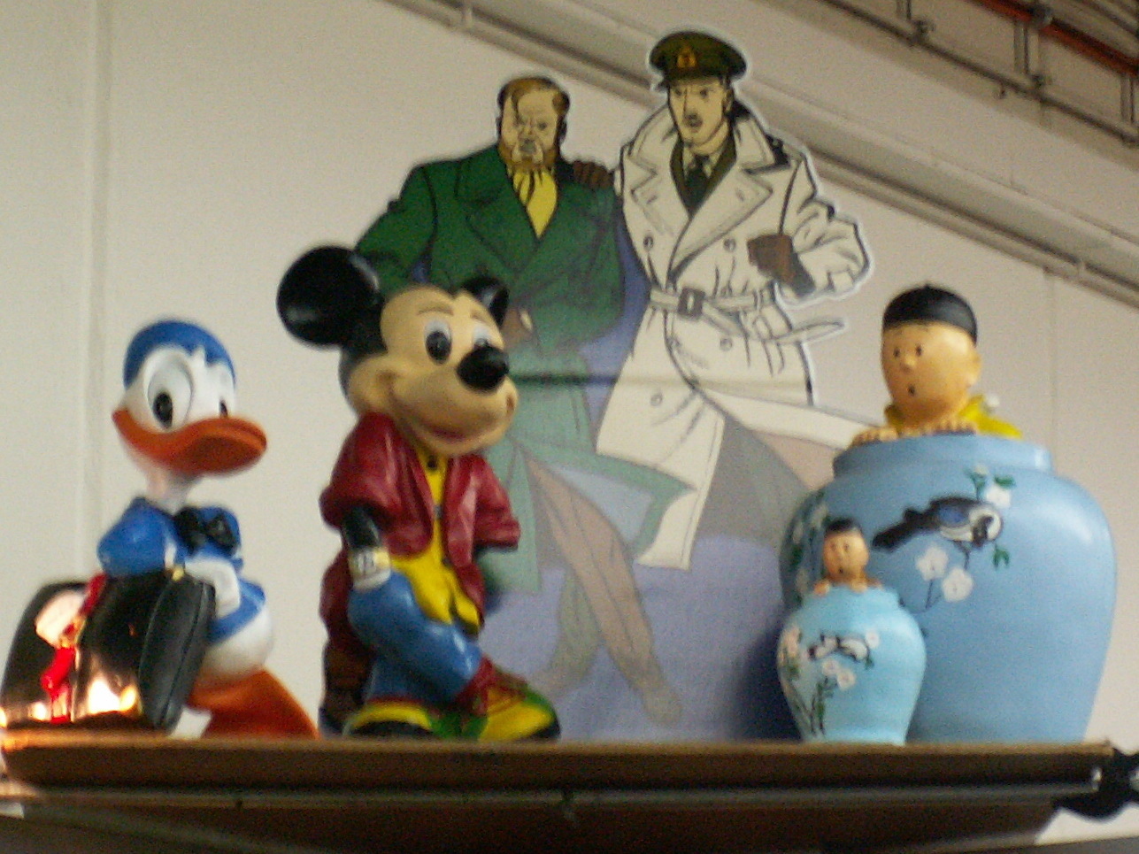 Donald und Mickey Mouse lassen grüßen.