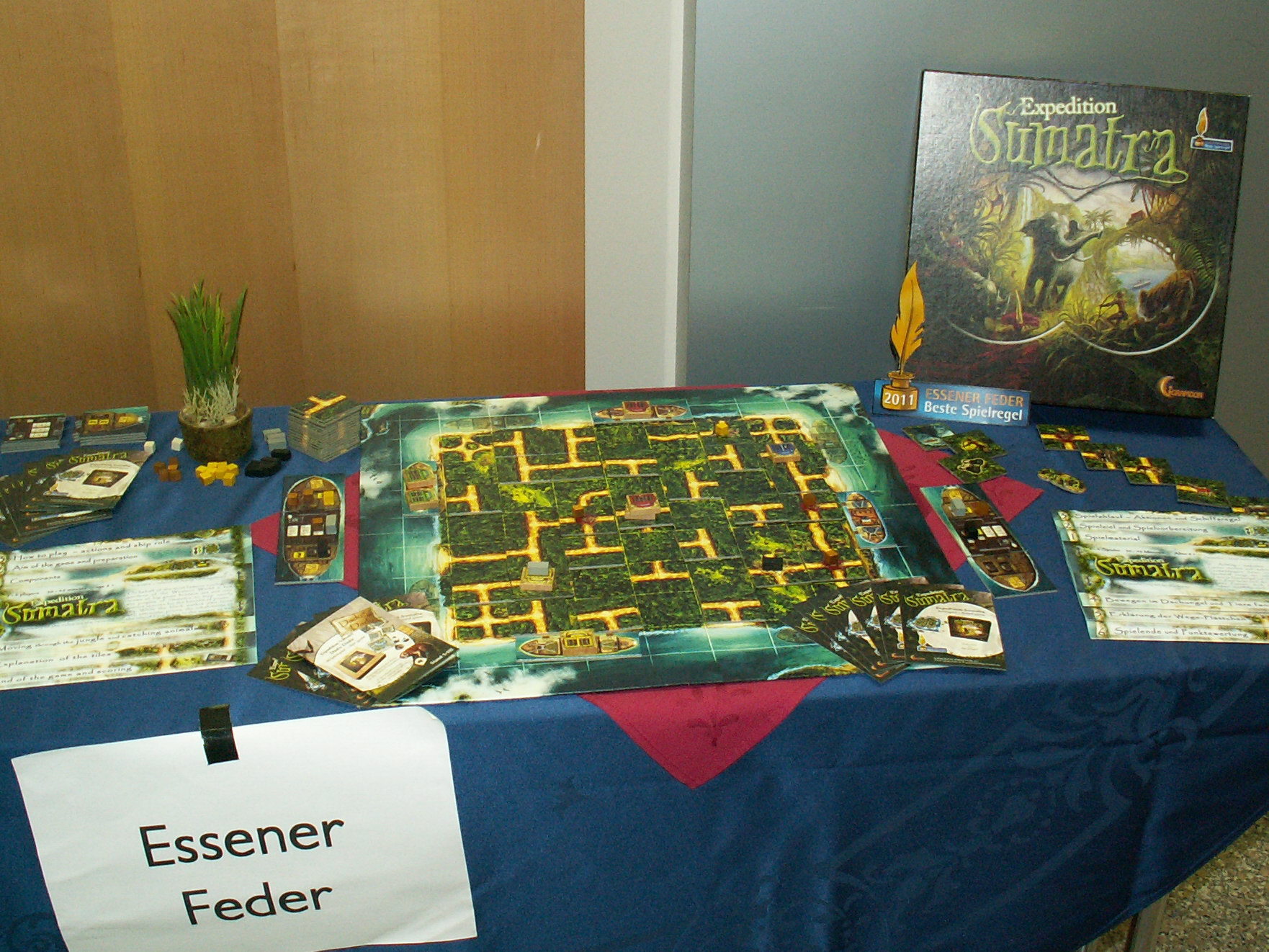 "Expedition Sumatra" auf der Neuheiten-Show der SPIEL'11.