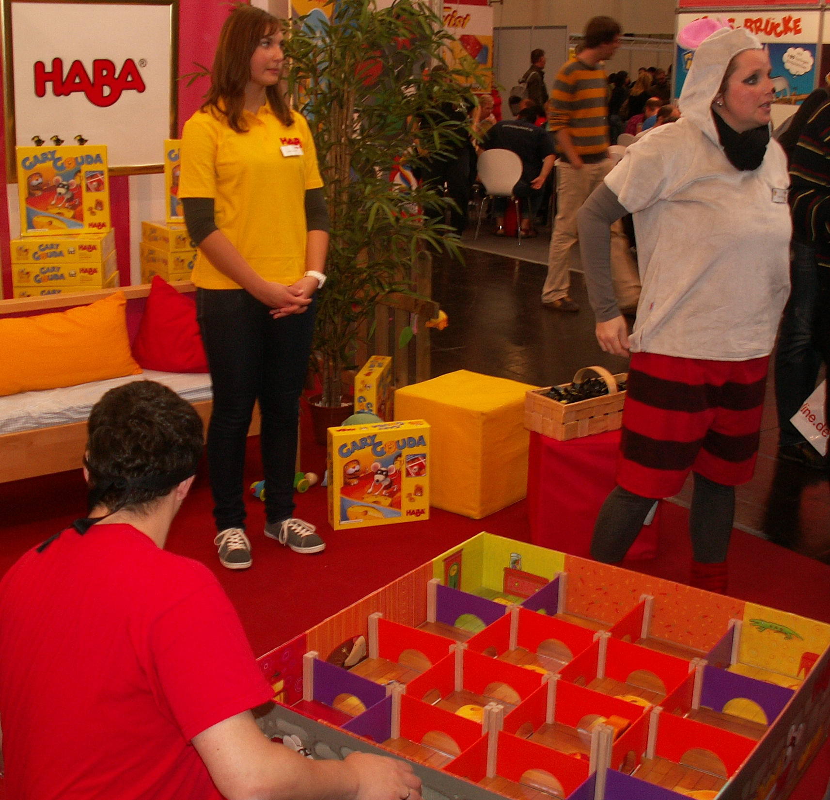 Als Großspiel am HABA-Stand.