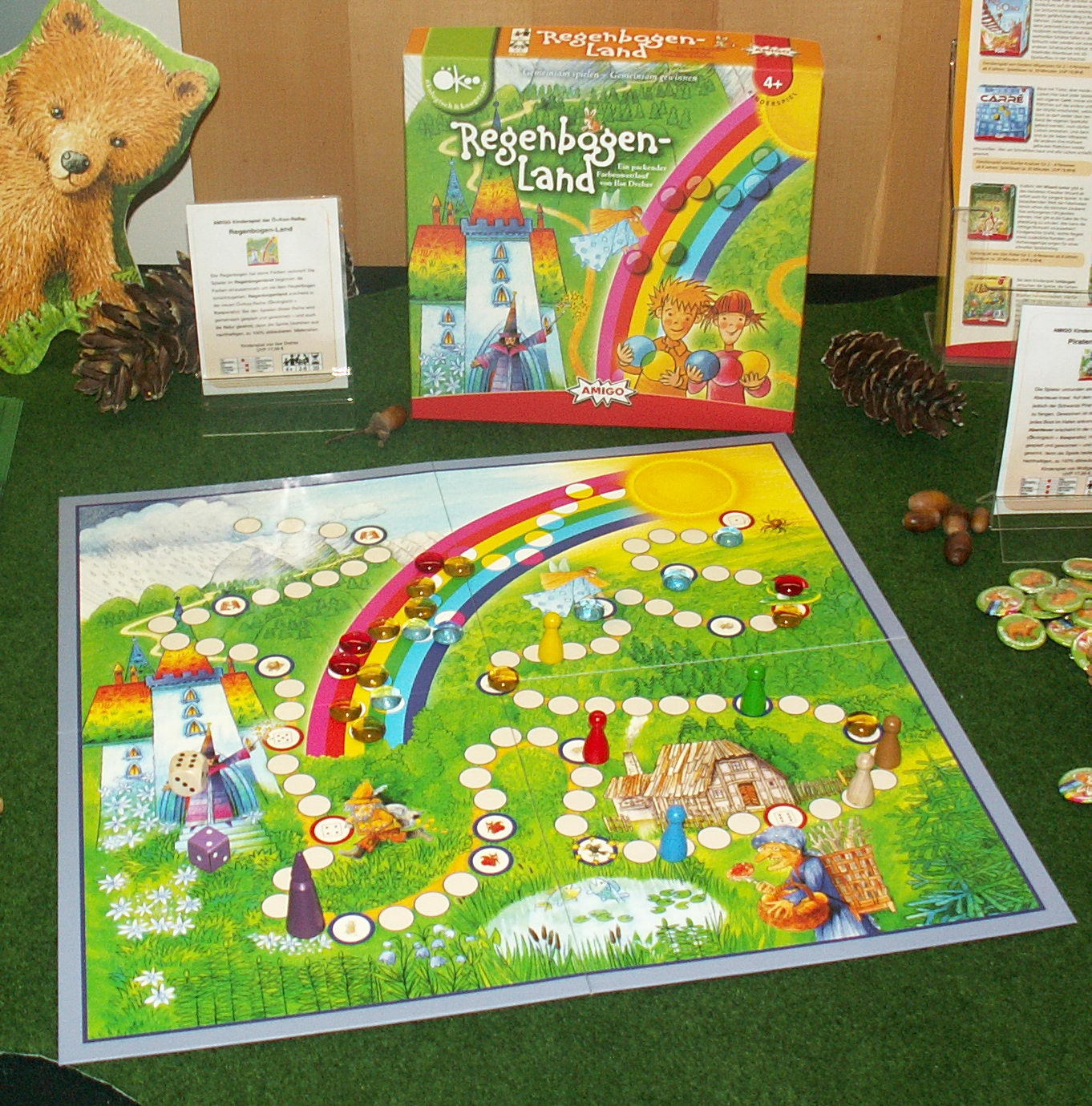 Regenbogen-Land - ein einfaches Laufspiel.