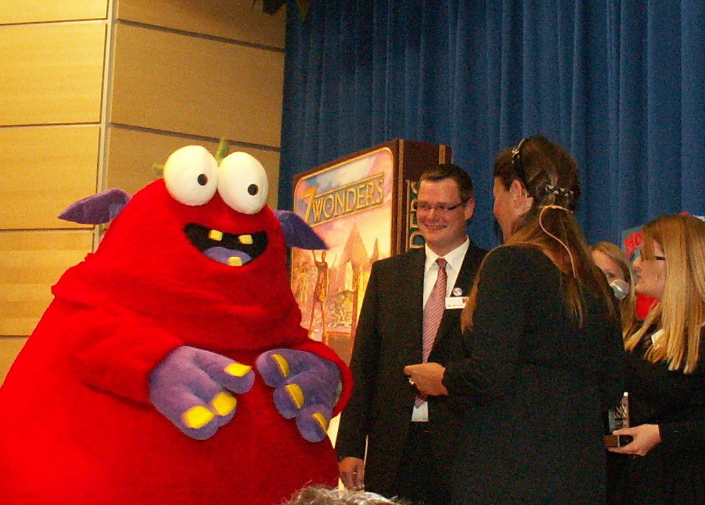Monster Willi, der Star des Abends.