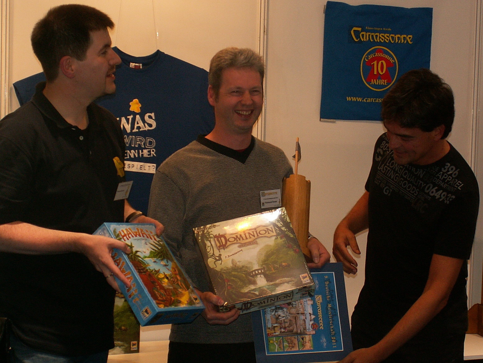 Ein strahlender Raimund auf Platz zwei.