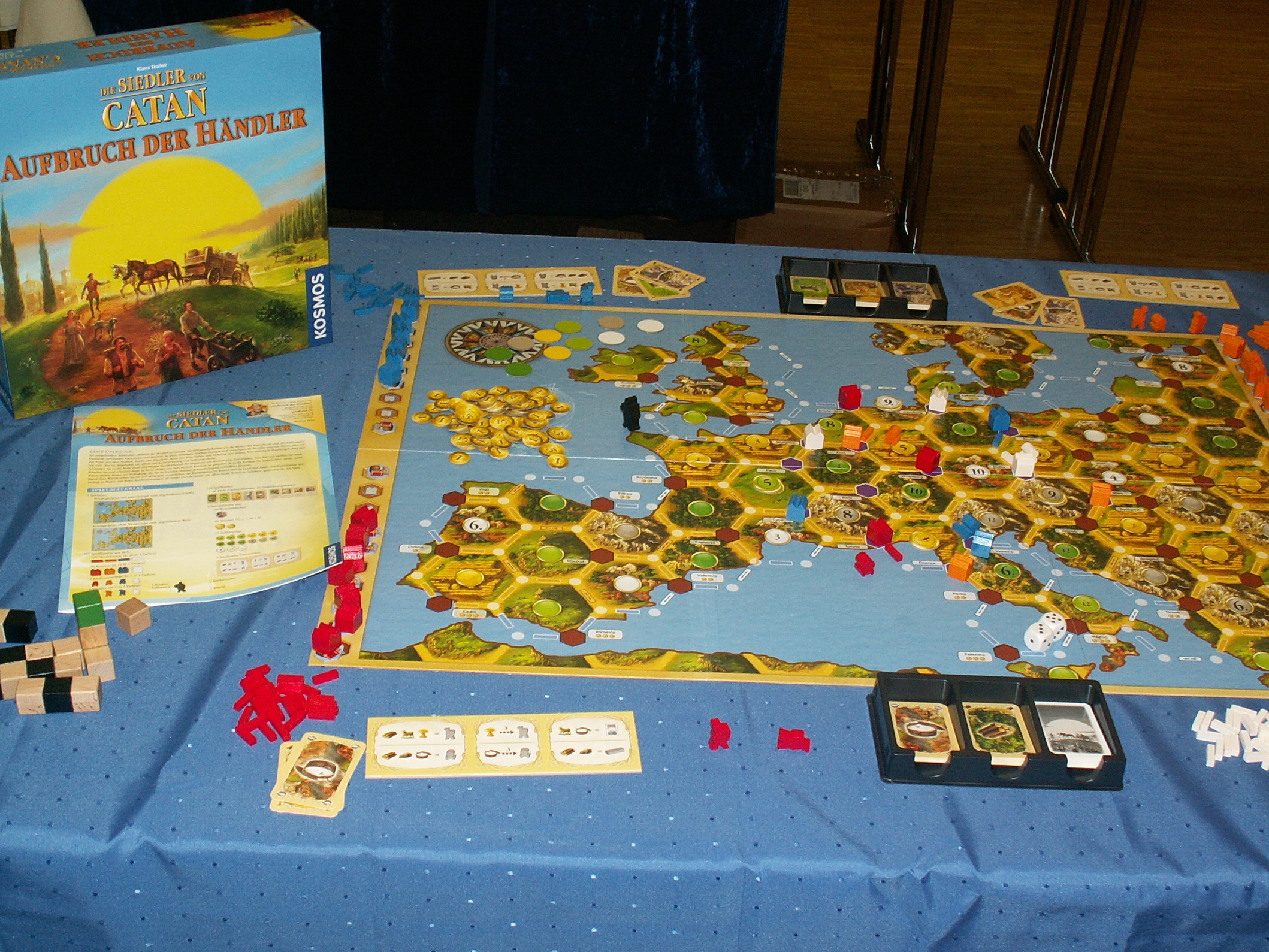 Die Siedler von Catan - Aufbruch der Händler in der Neuheiten-Show der SPIEL'11.