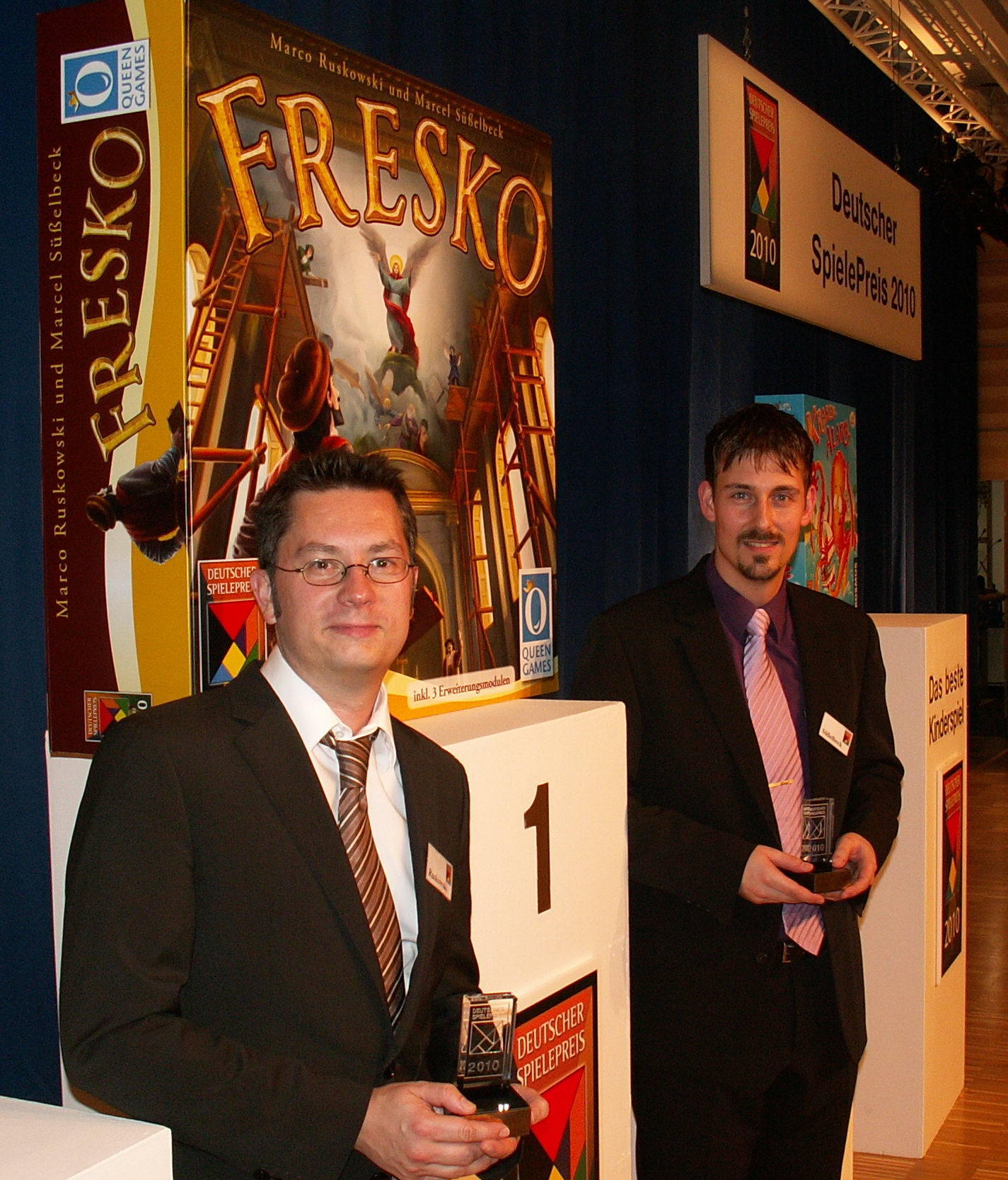 2010 standen Marco Ruskowski und Marcel Süßelbeck auf dem Podium und wurden für ihr "Fresko" ausgezeichnet.