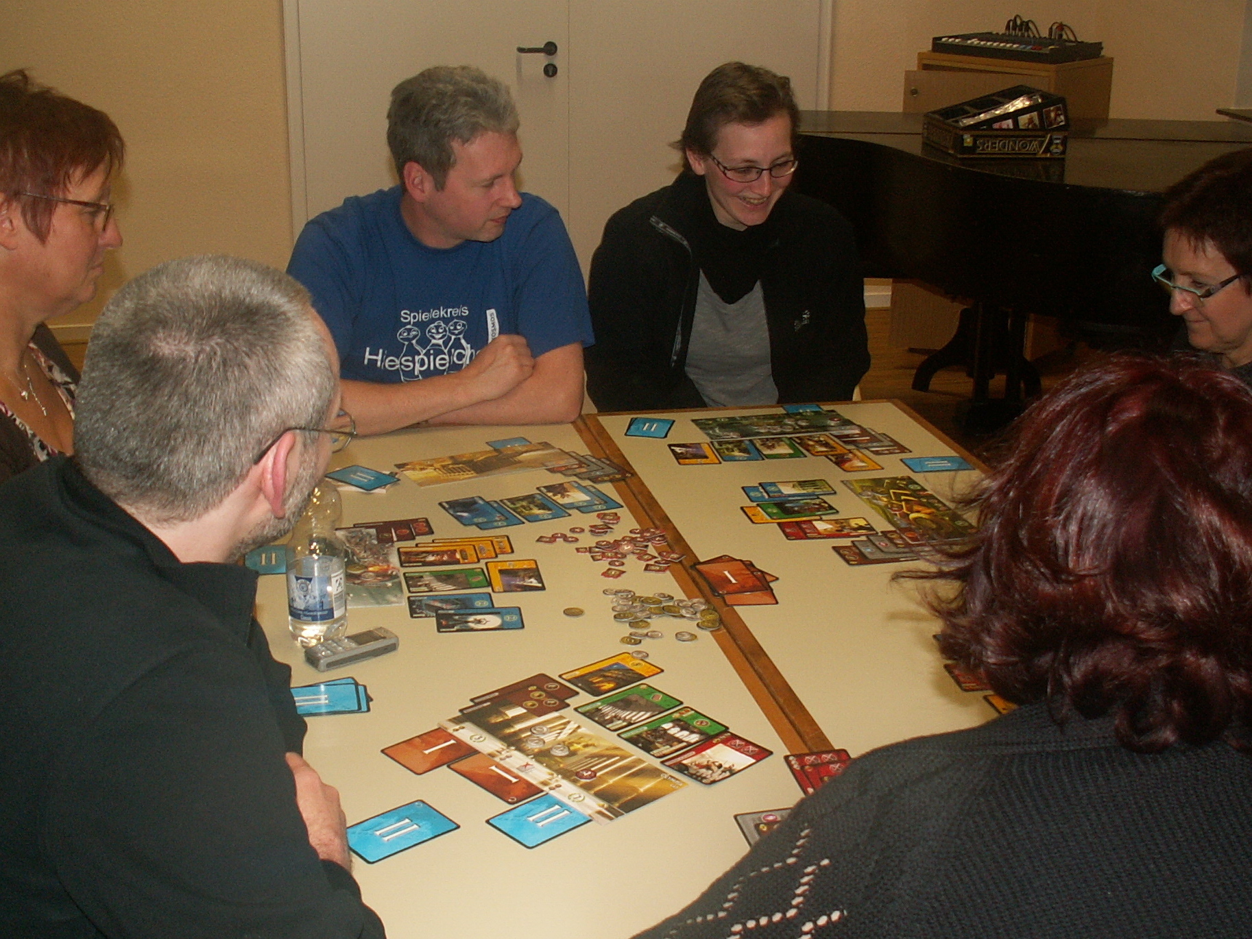 Auch bei der Spielevorstellung im November durfte das Spiel nicht fehlen - Raimund erklärt.