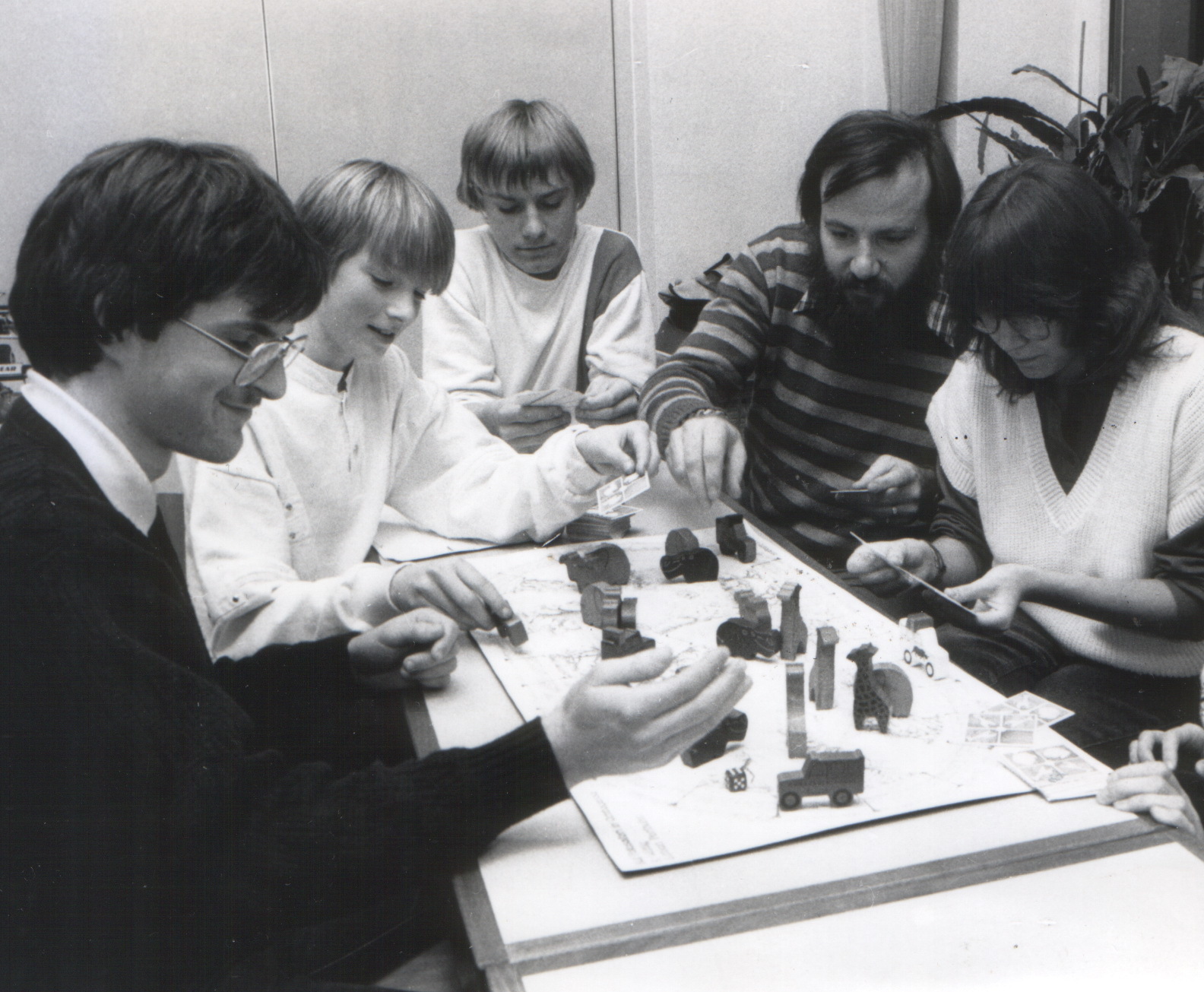 Der Deutsche Mannschaftsmeister von 1985 - von links Karsten Wolf, Christian Hoffmann (Stefan Hoffmann - Team 2) Friedel Hoffmann, Anne Oehme