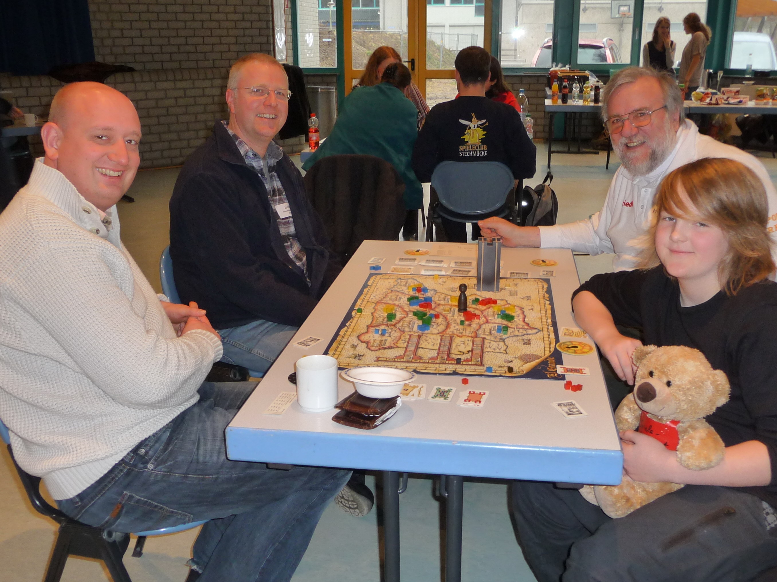 "El Grande" - 5 Punkte für Friedel bei diesem Spiel.