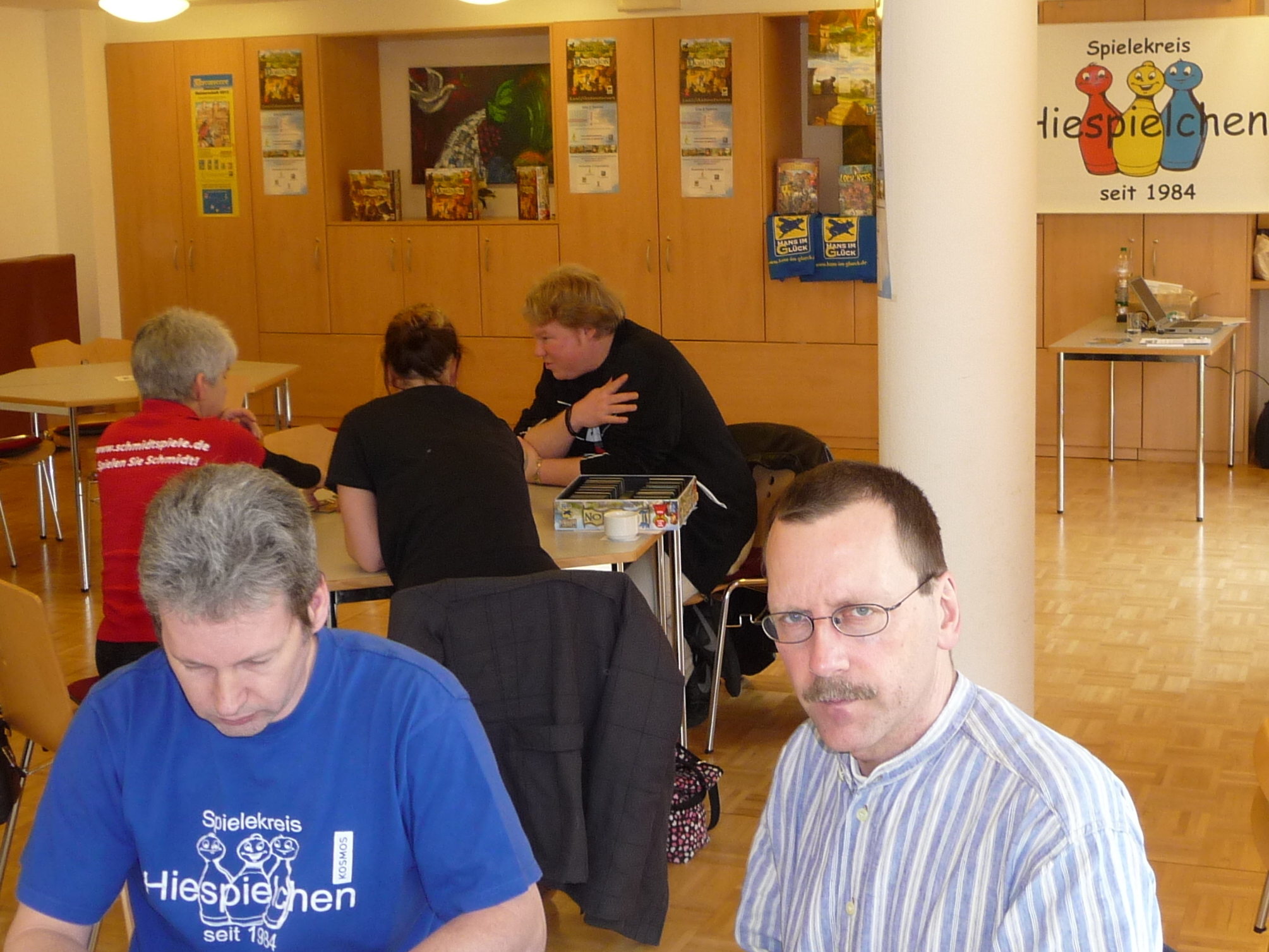 Raimund und Holger treffen in der ersten Partie aufeinander.
