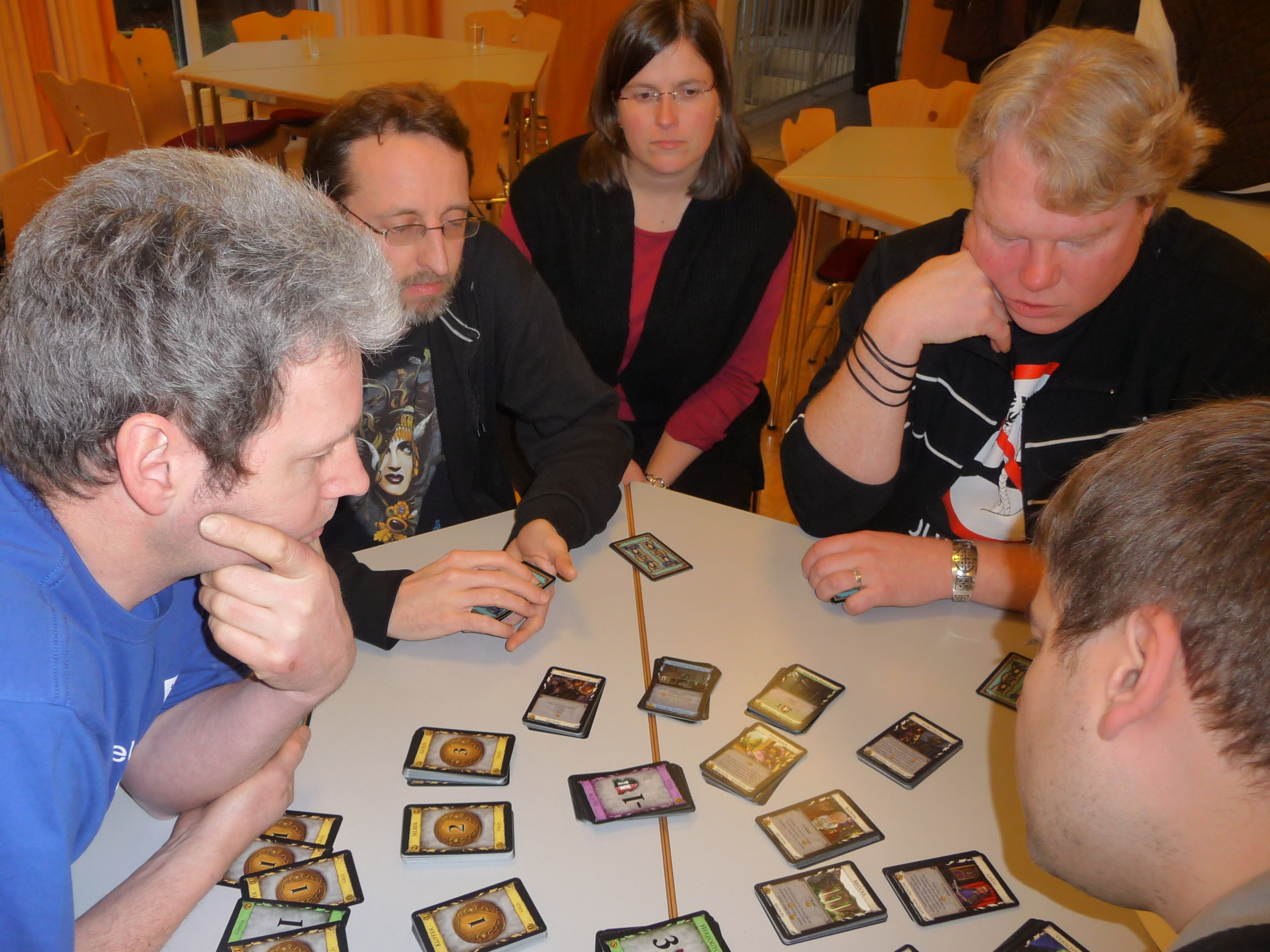 Das Spiel beginnt.