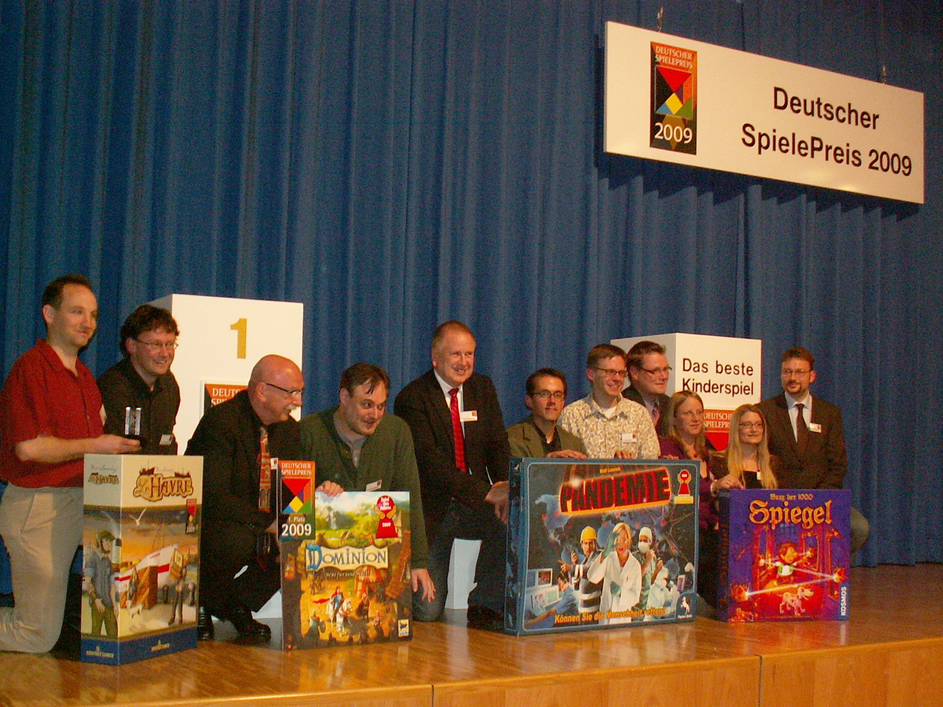 2009 Verleihung des Deutschen Spielepreises am Vorabend der Spiel'09 in Essen.
