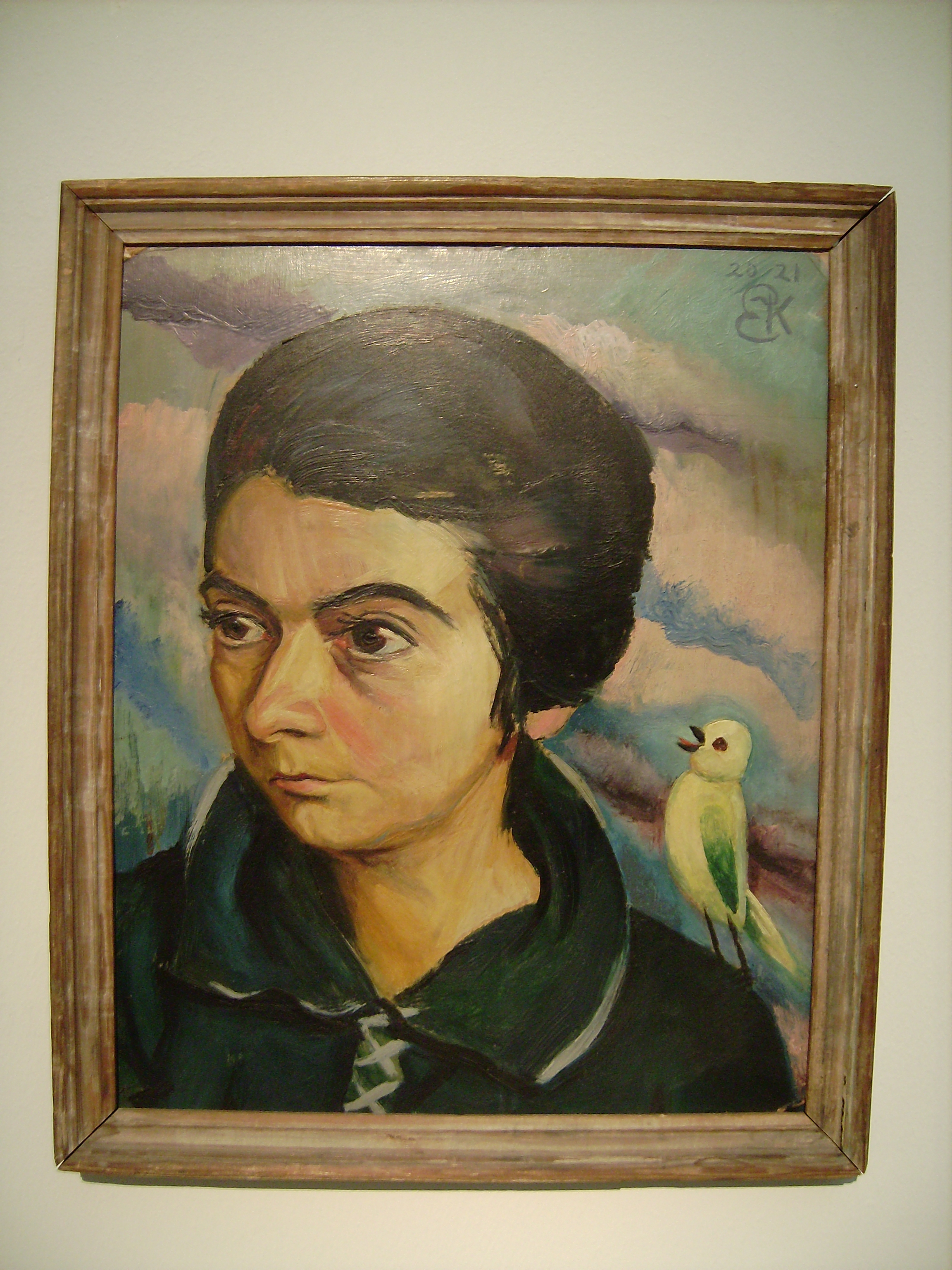 Emmy Klinker, Bildnis einer jungen Frau, 1920/21