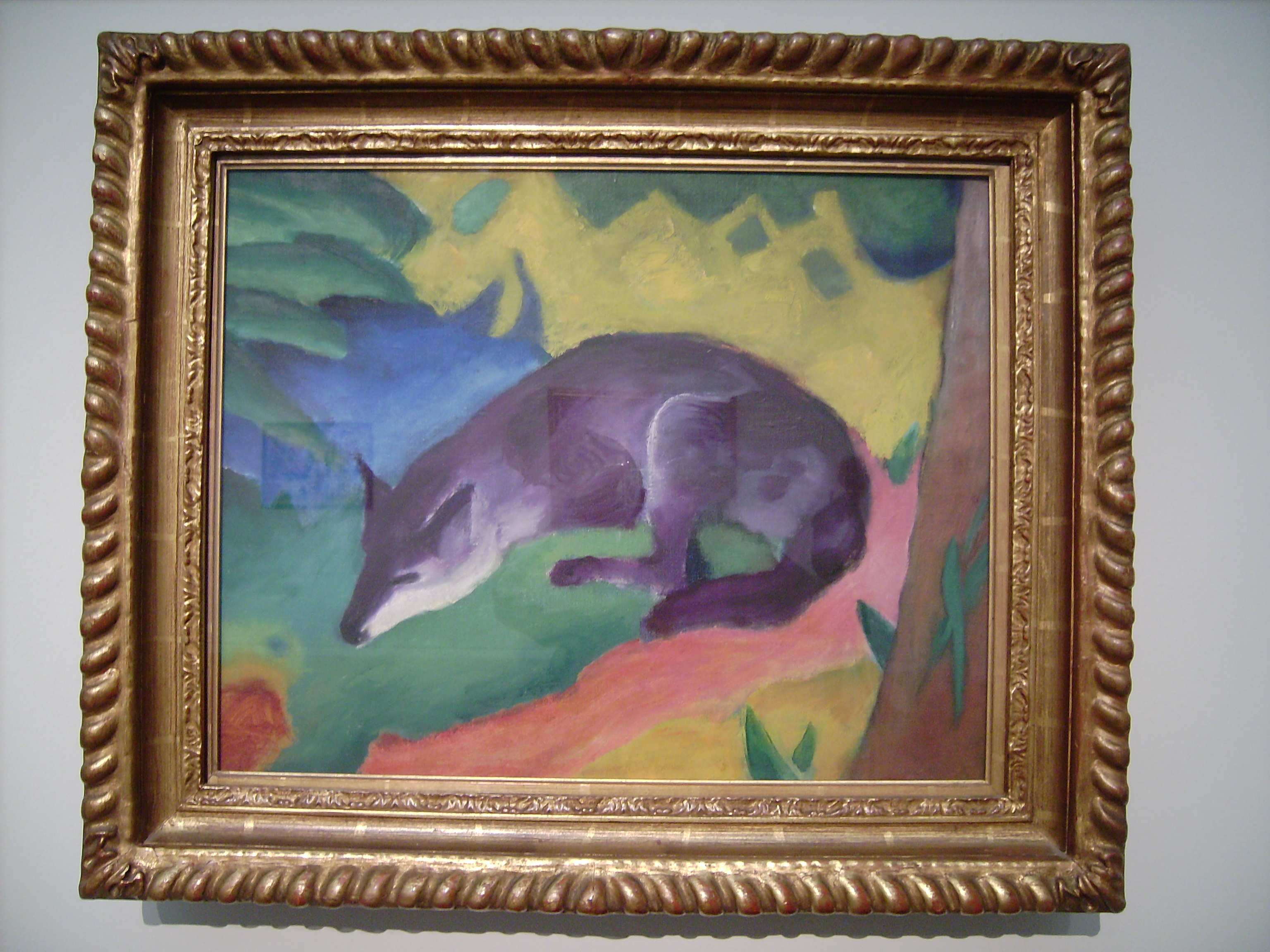 Franz Marc, Blauschwarzer Fuchs, 1911