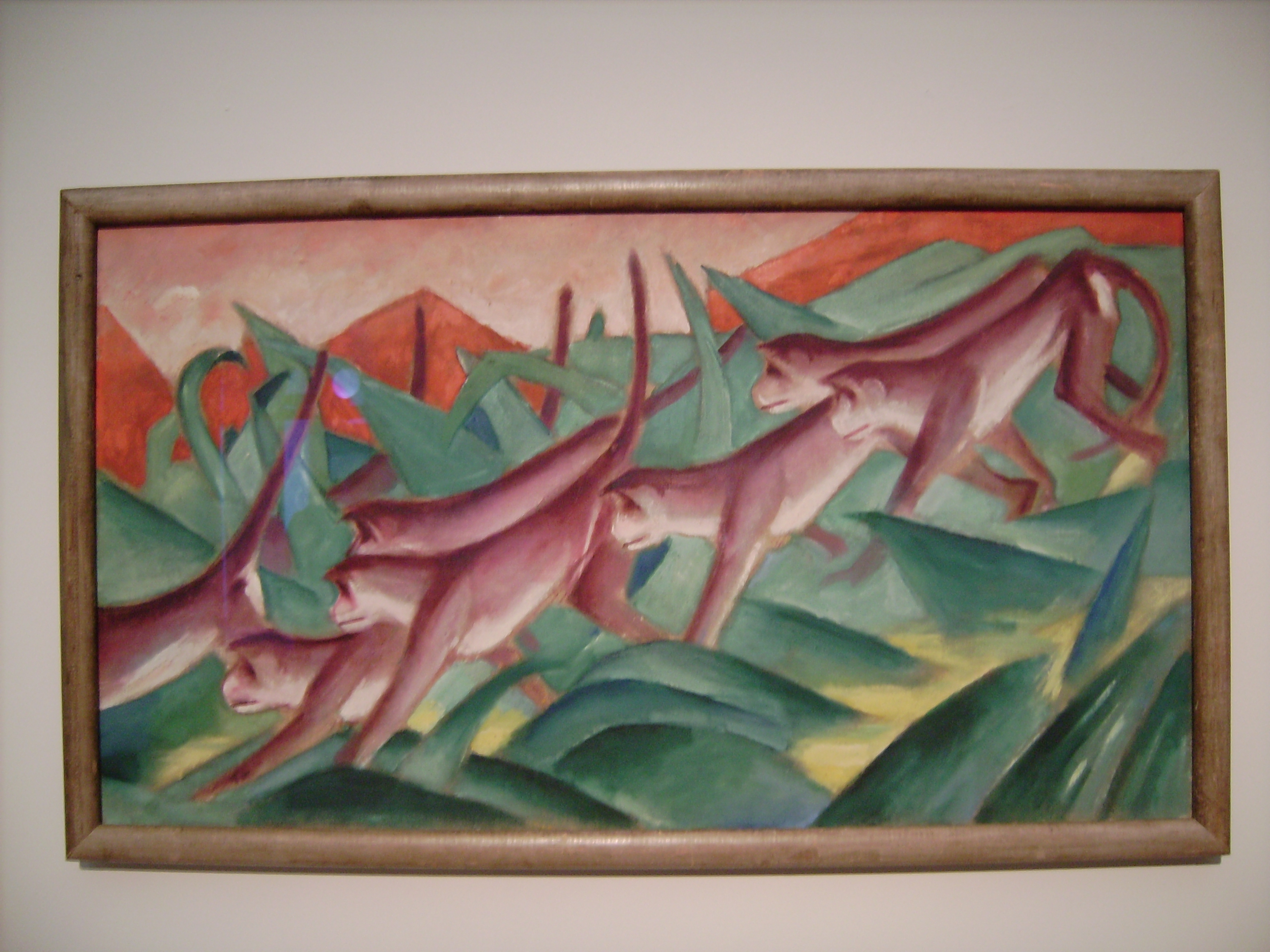 Franz Marc, Affenfries, 1911