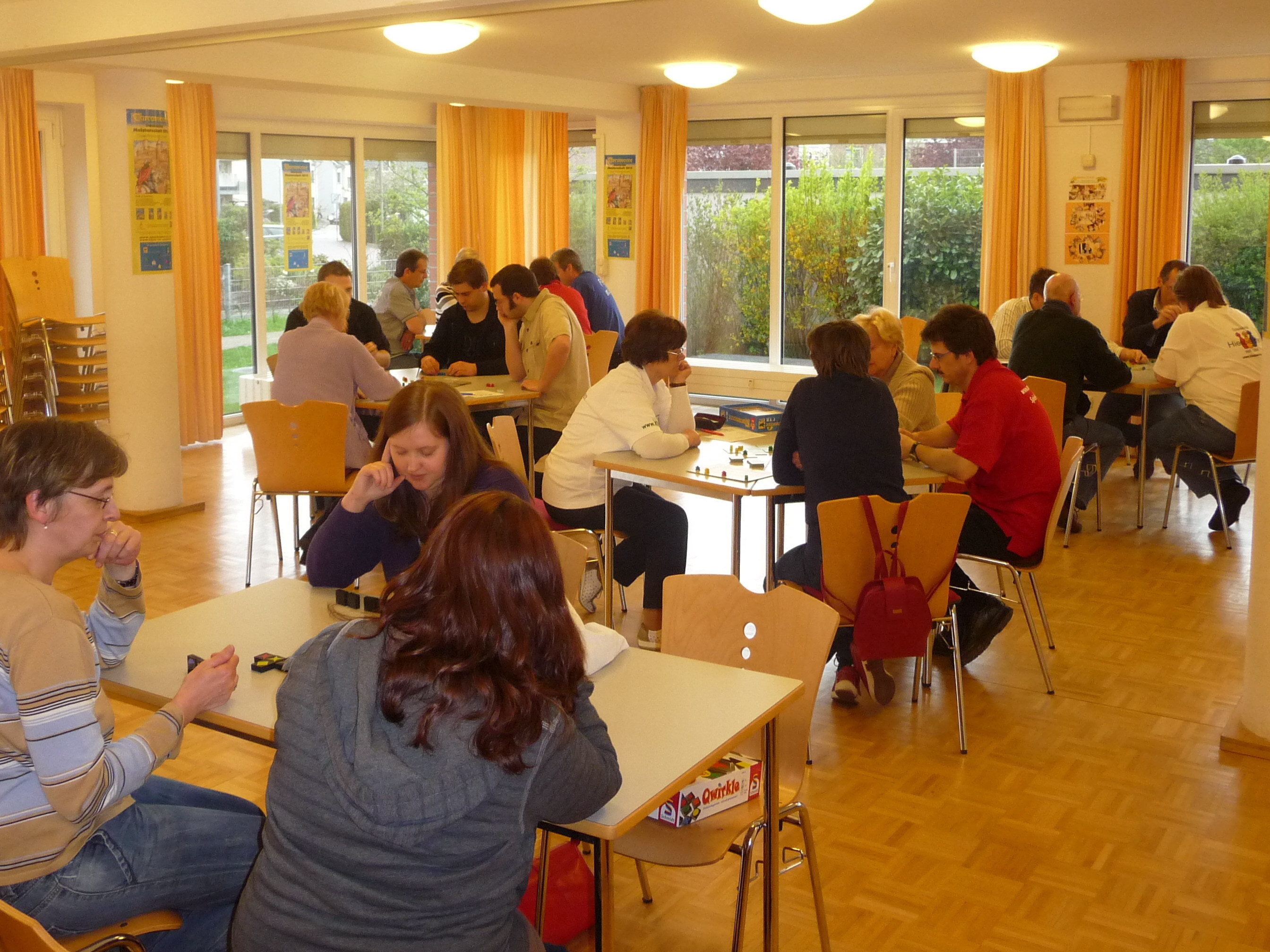Für die Gäste ein eigener Tisch zum Spielen.