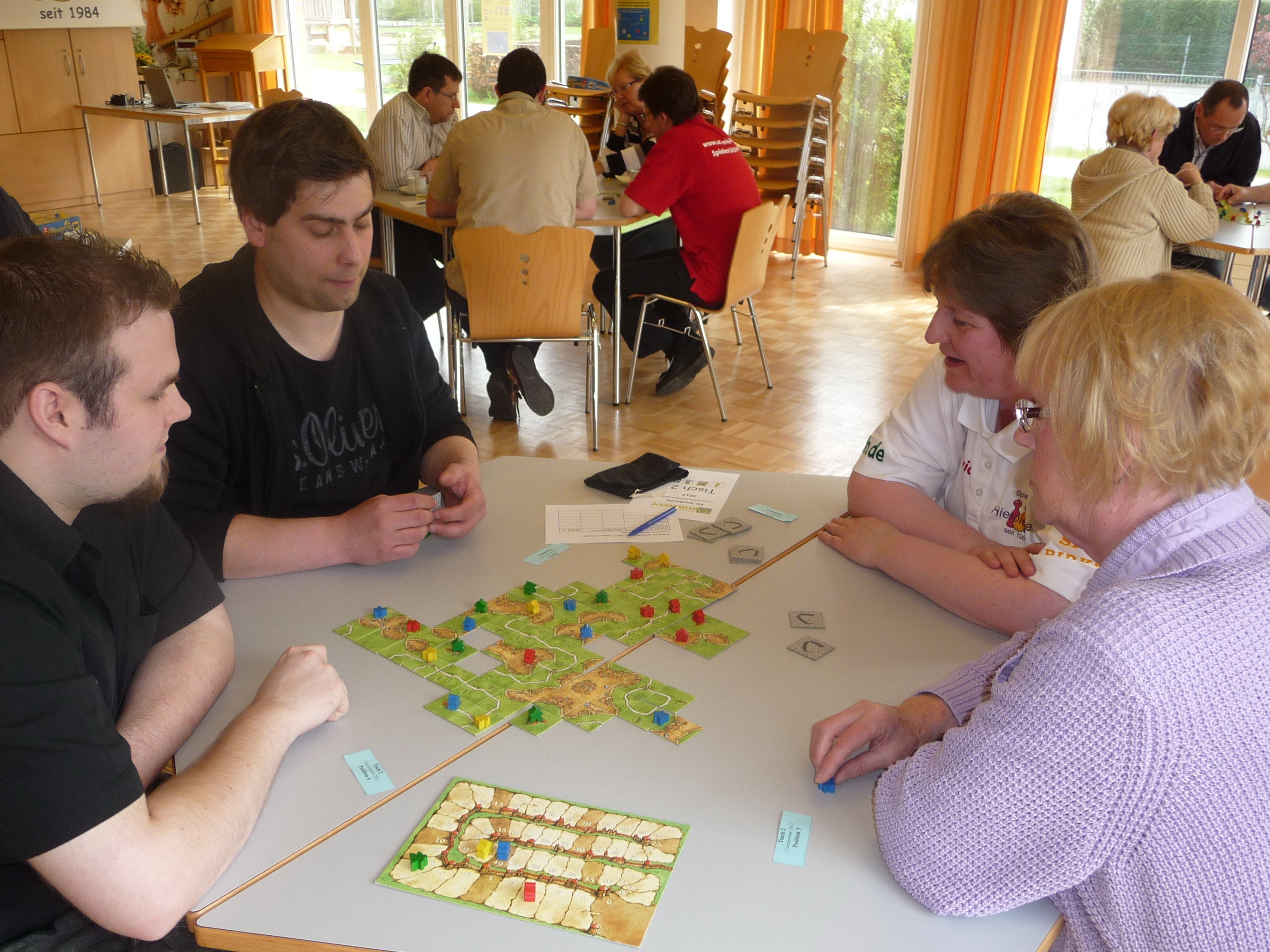 Steffen hatte es wieder mit Stefan zu tun und Silvia und Rosi.