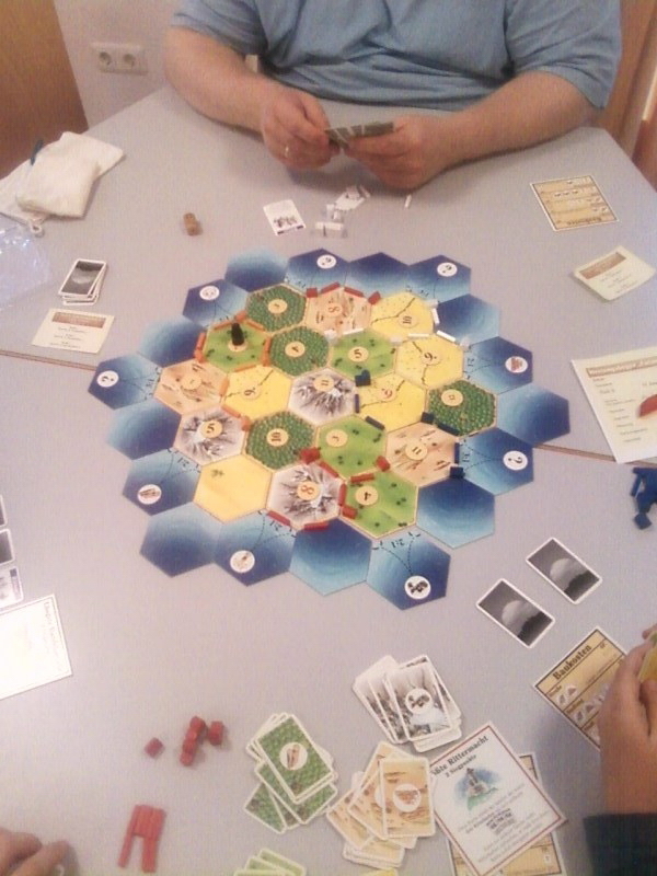 Handeln auf der Insel Catan.