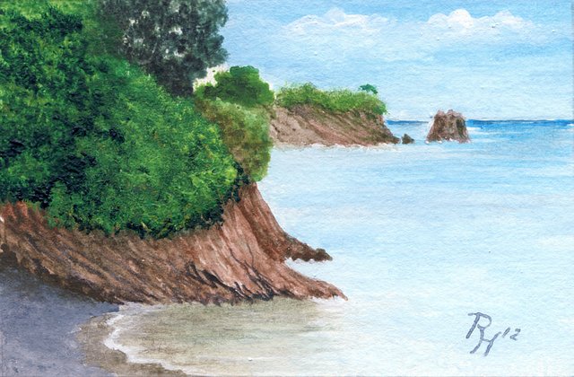 Blick von Torquay, England
