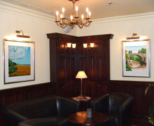 Gemälde in der English Lounge