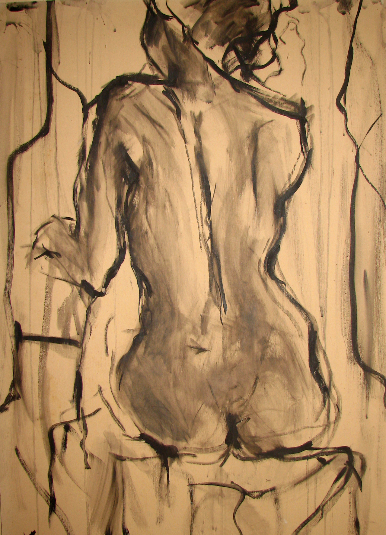 Ein Werk aus Asztalos' "Human" - Serie