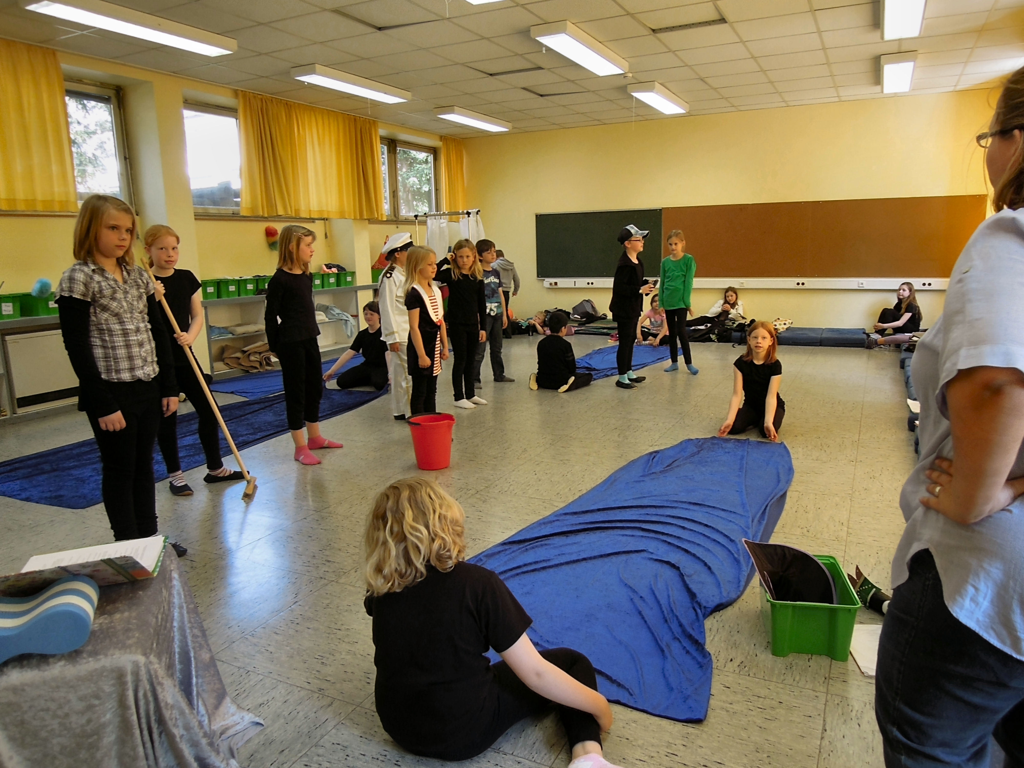 Proben in der Schule