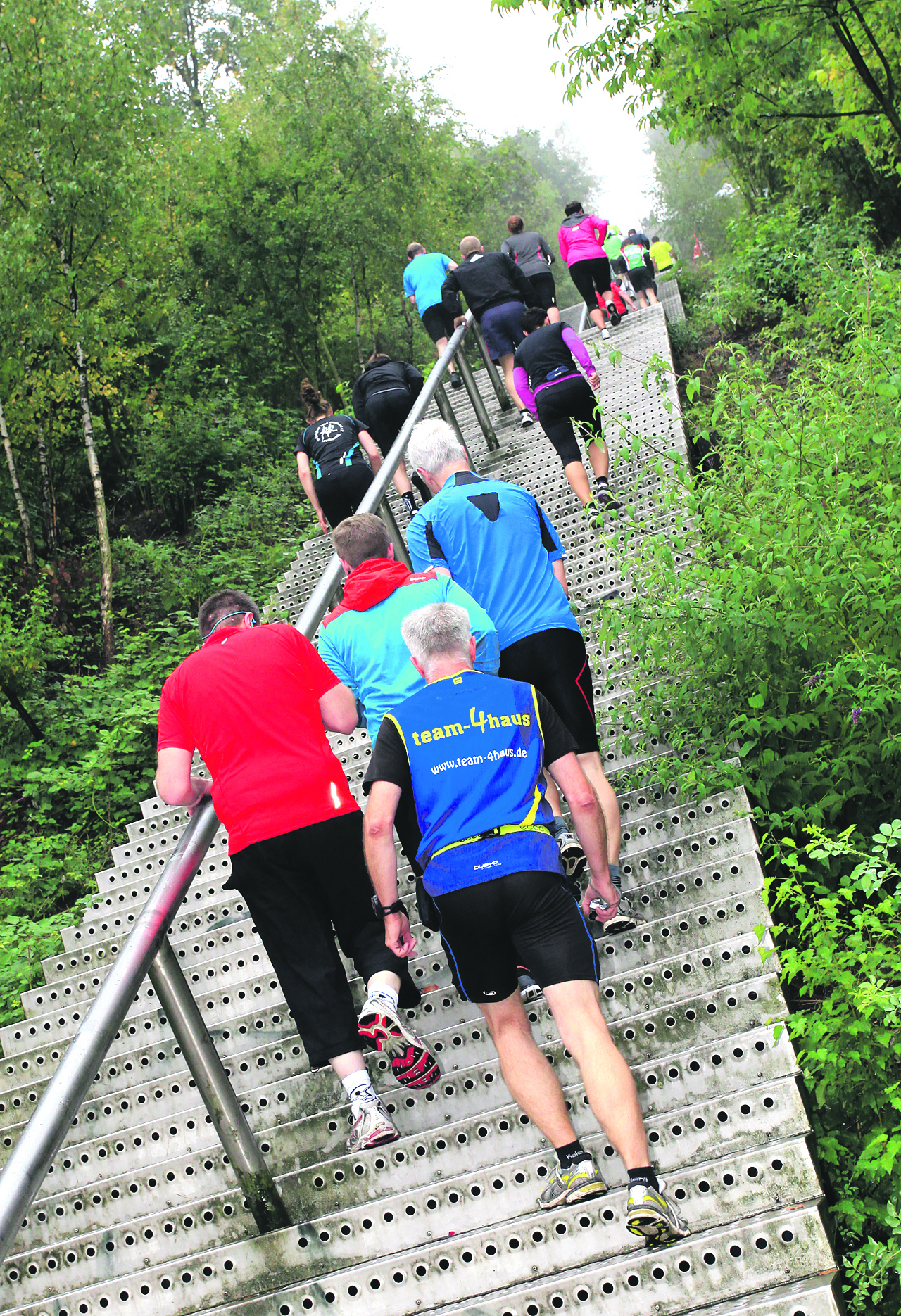 Auf der "einfachen" Runde müssen 387 Stufen bewältigt werden.