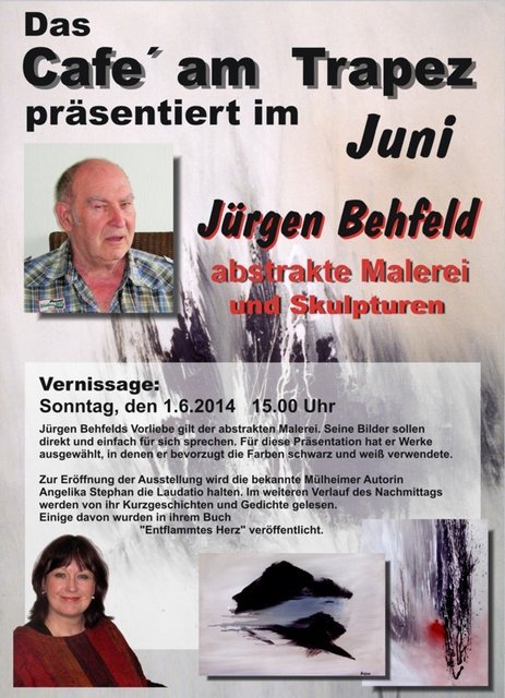 Einladung Kunstausstellung Jürgen Behfeld
