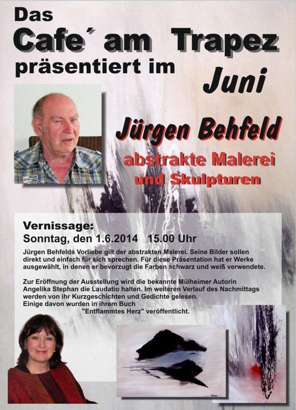 Einladung Kunstausstellung Jürgen Behfeld