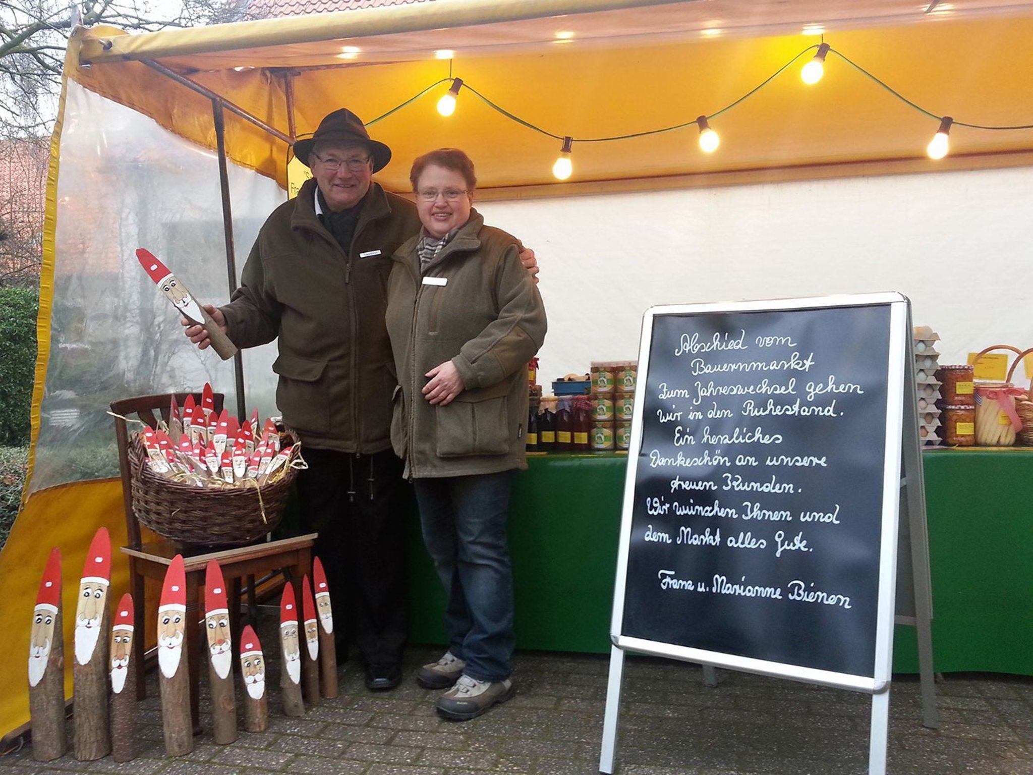 Ein letztes Mal: Abschied vom Riswicker Bauernmarkt