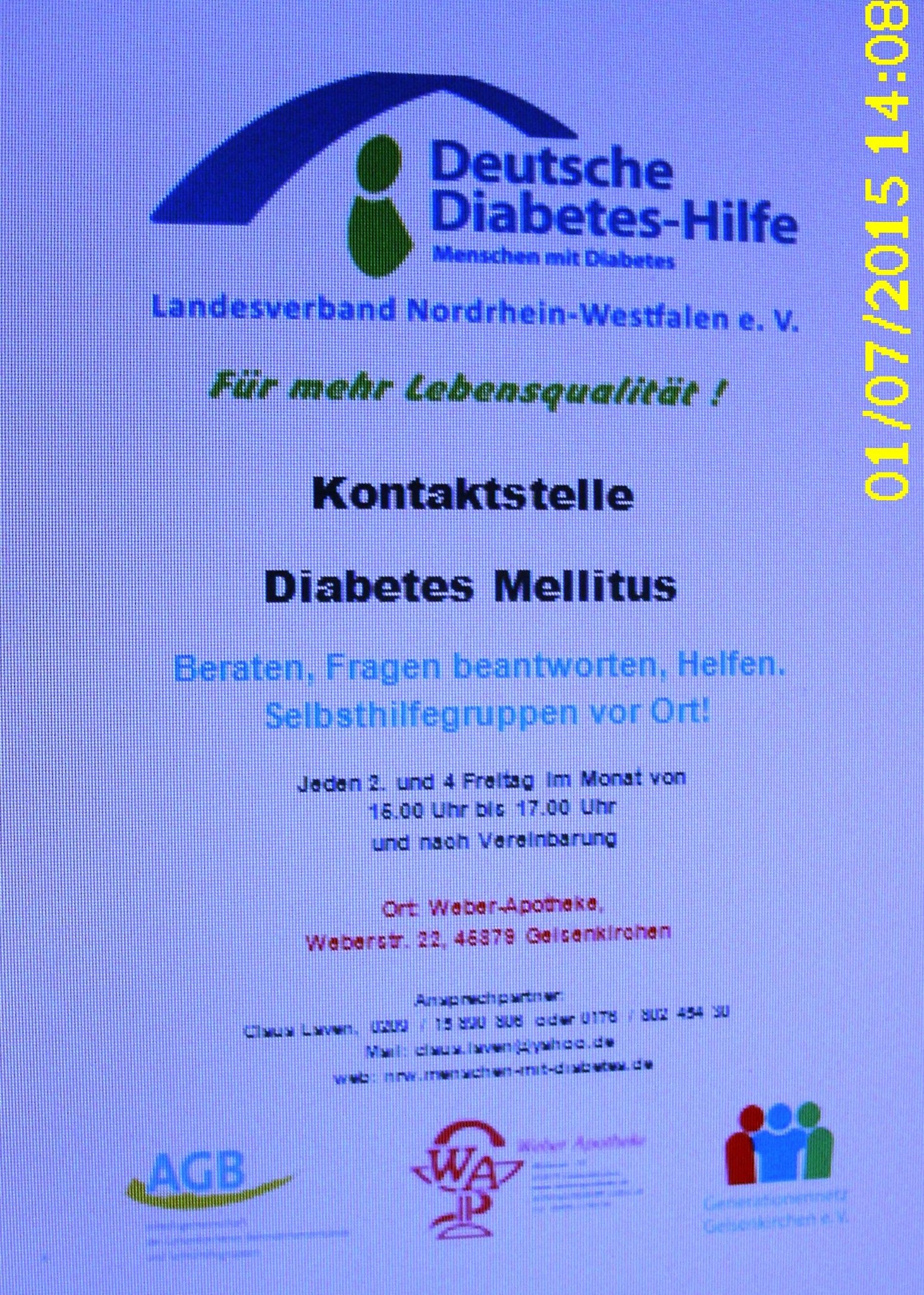 Beratung zum Thema Diabetes