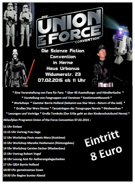 Flyer der Union of the Force Con