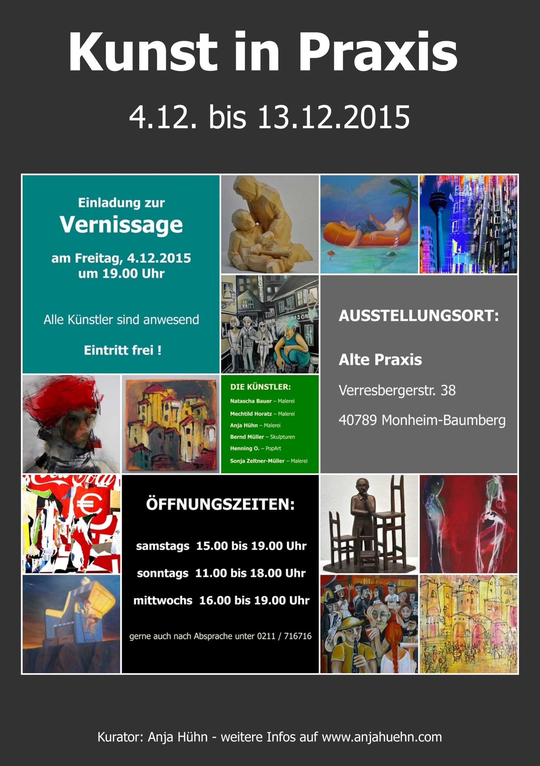 Flyer Kunst in Praxis