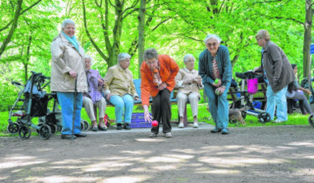 Sollen bald wieder regelmäßiges Angebot sein: Boule-Turniere im Nordpark.
