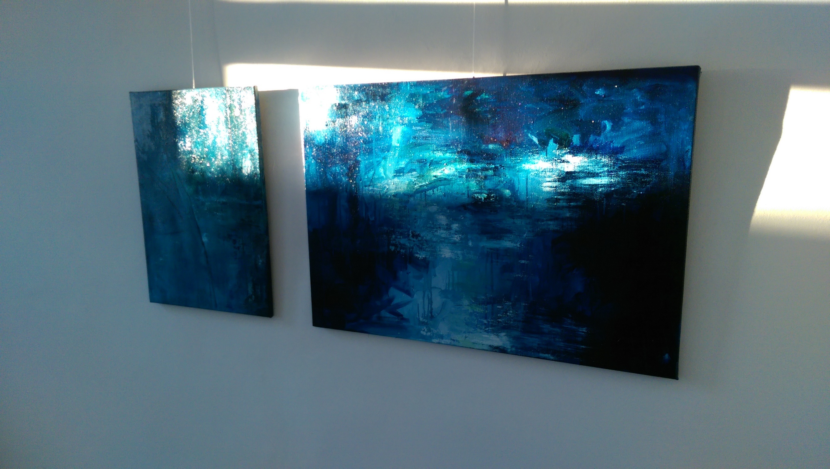 Tiefgründige Landschaften zeigt Karin Dörre in der Galerie an der Ruhr - in der Kunststadt Mülheim