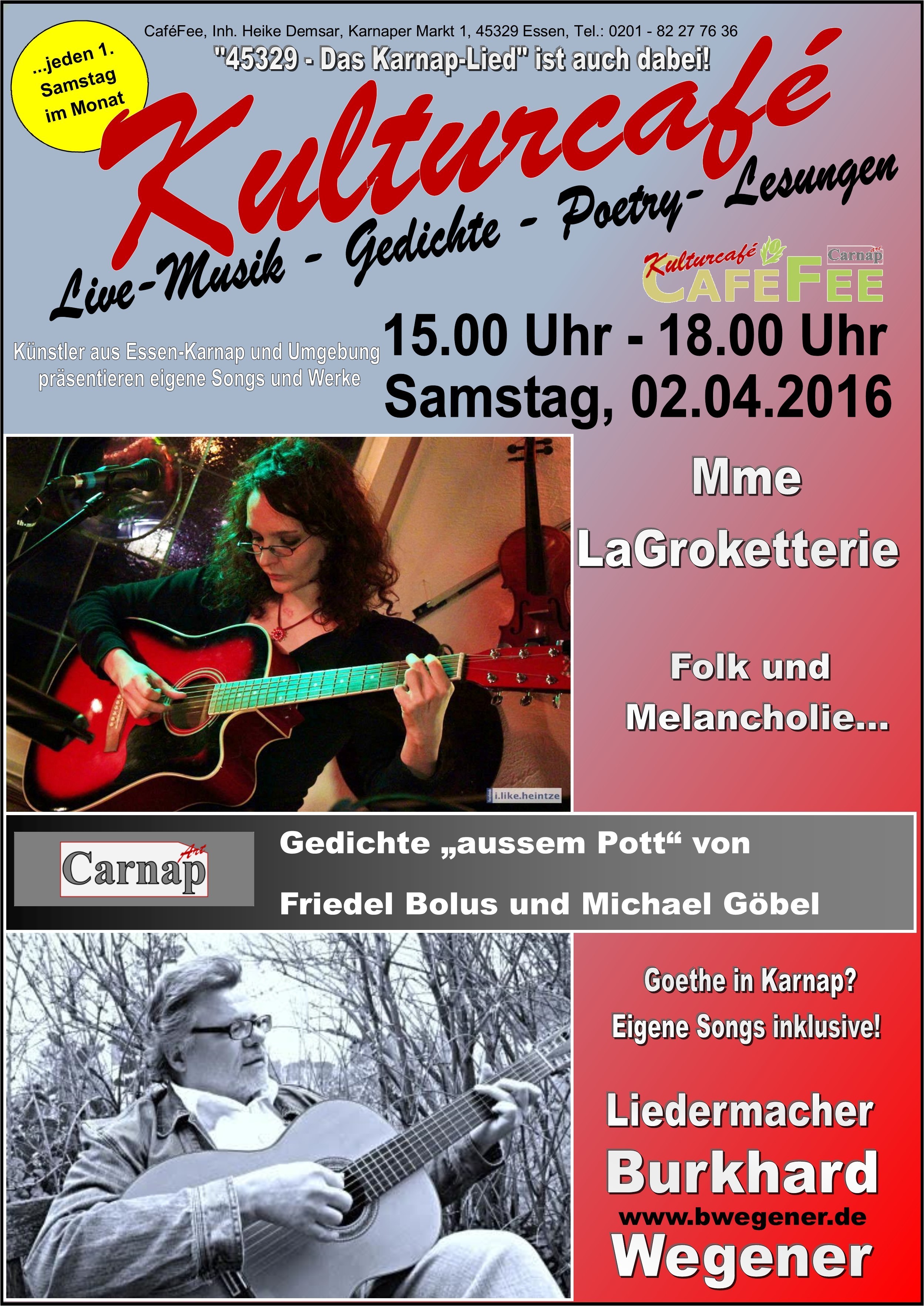 Plakat 9. Kulturcafé