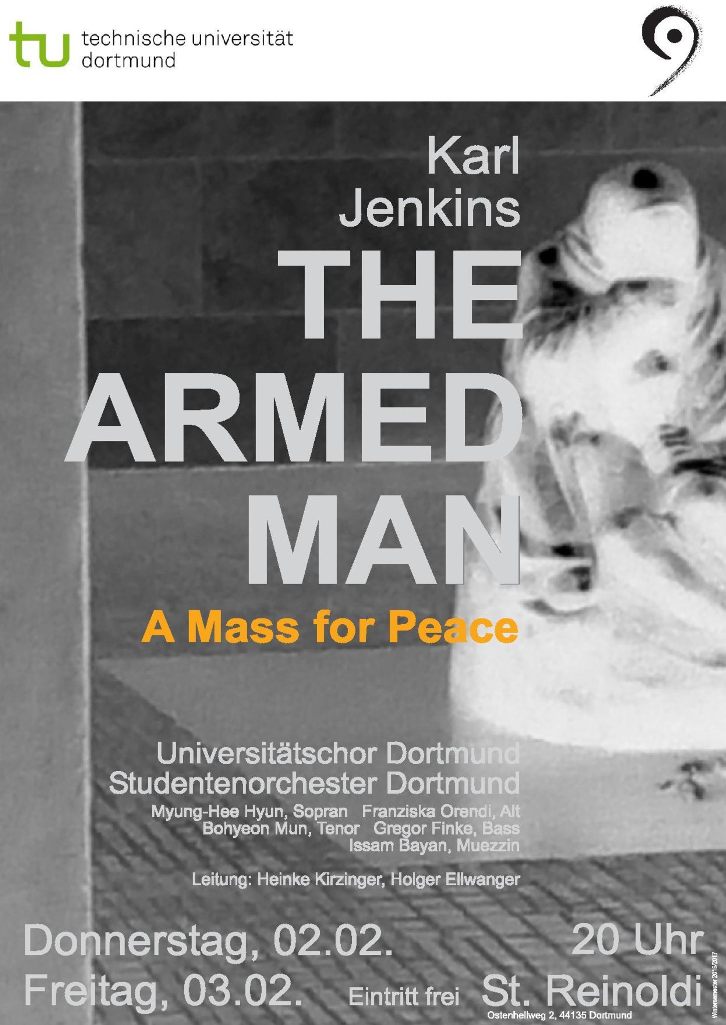 Karl Jenkins Armed Man Mass For Peace Konzert: „The Armed Man – A Mass for Peace“ von Karl Jenkins