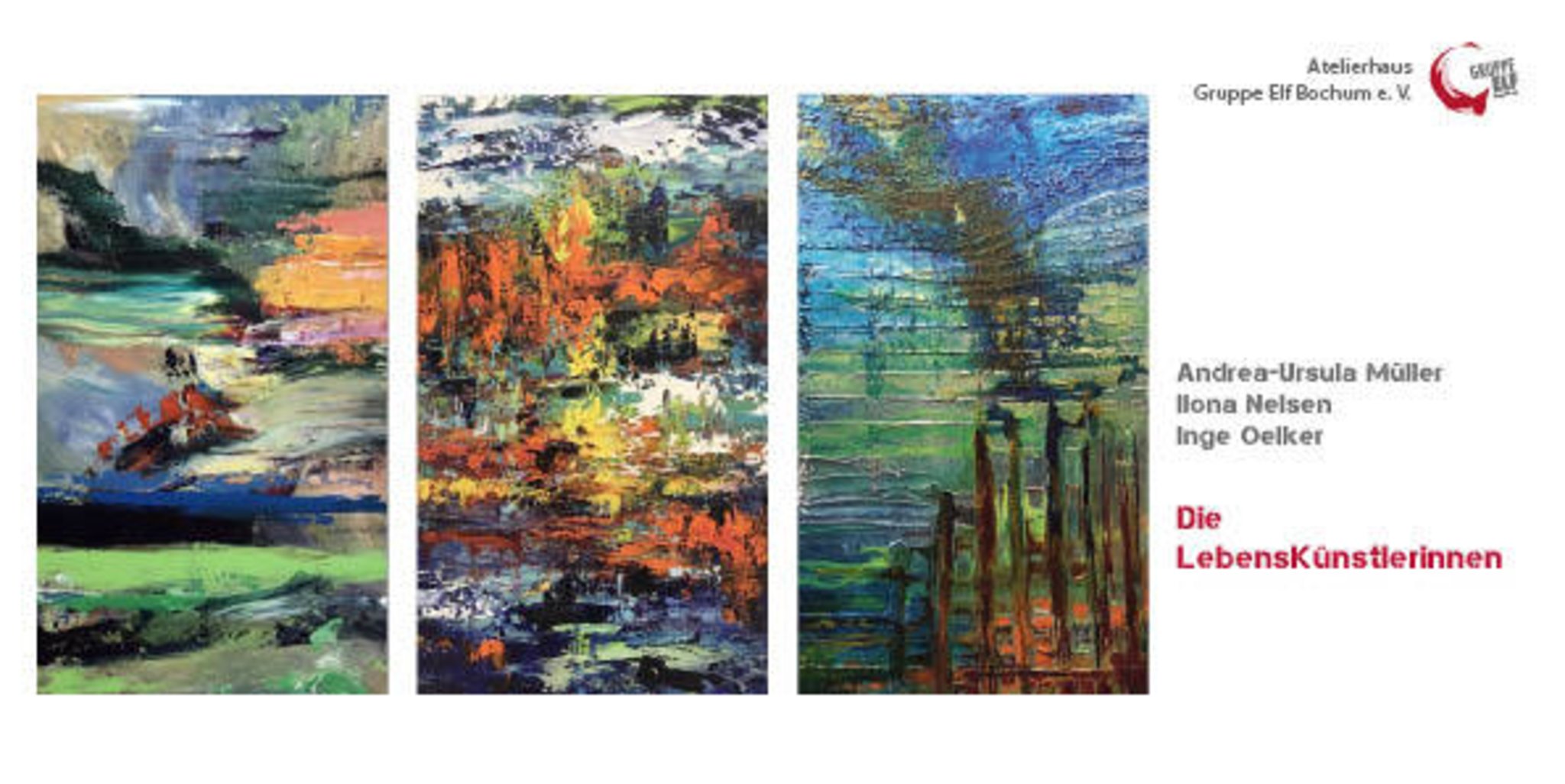 Vernissage Am 02 Juni Die Lebenskunstlerinnen Im Atelierhaus Der Gruppe Elf Bochum E V