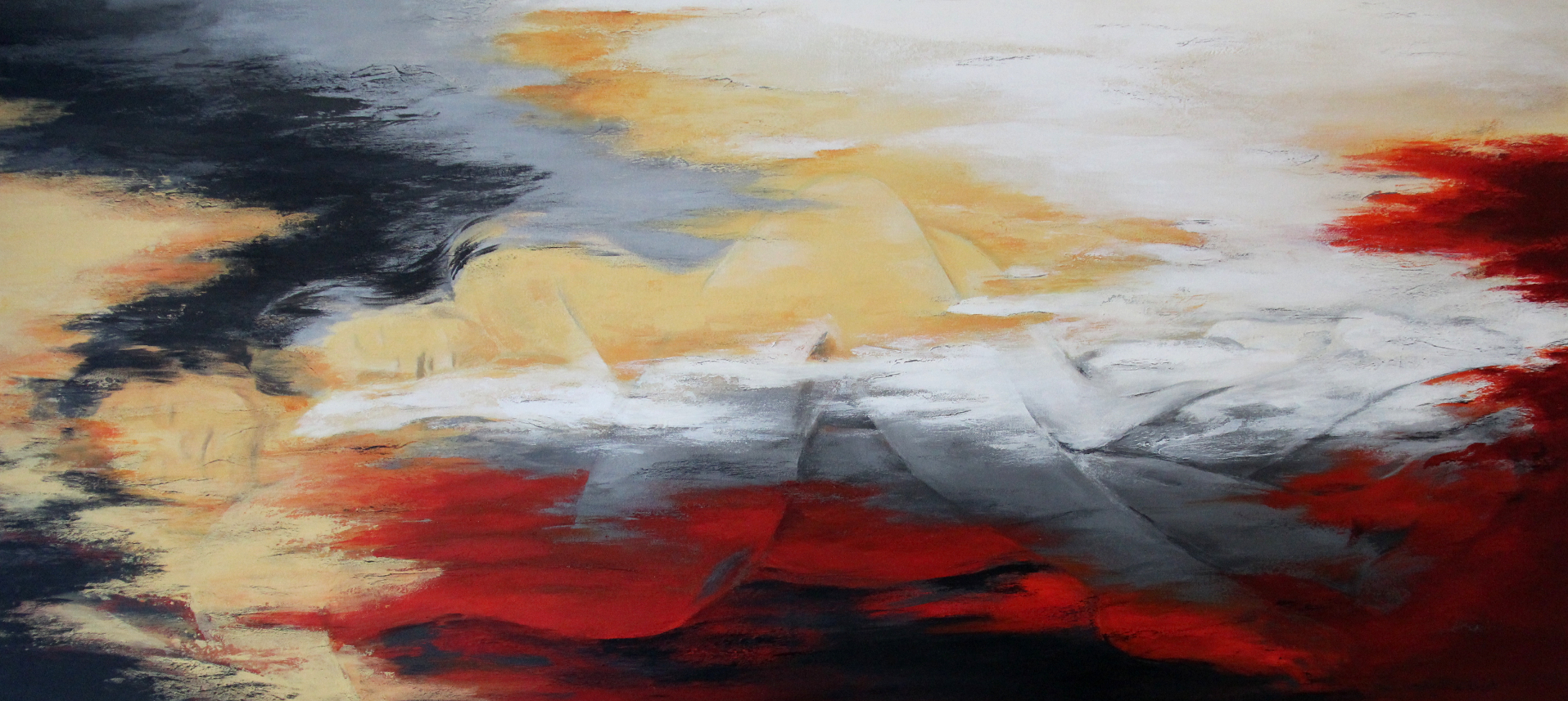 Kuscheltime - Acryl auf Leinwand - Gemälde von Monika Kirsch