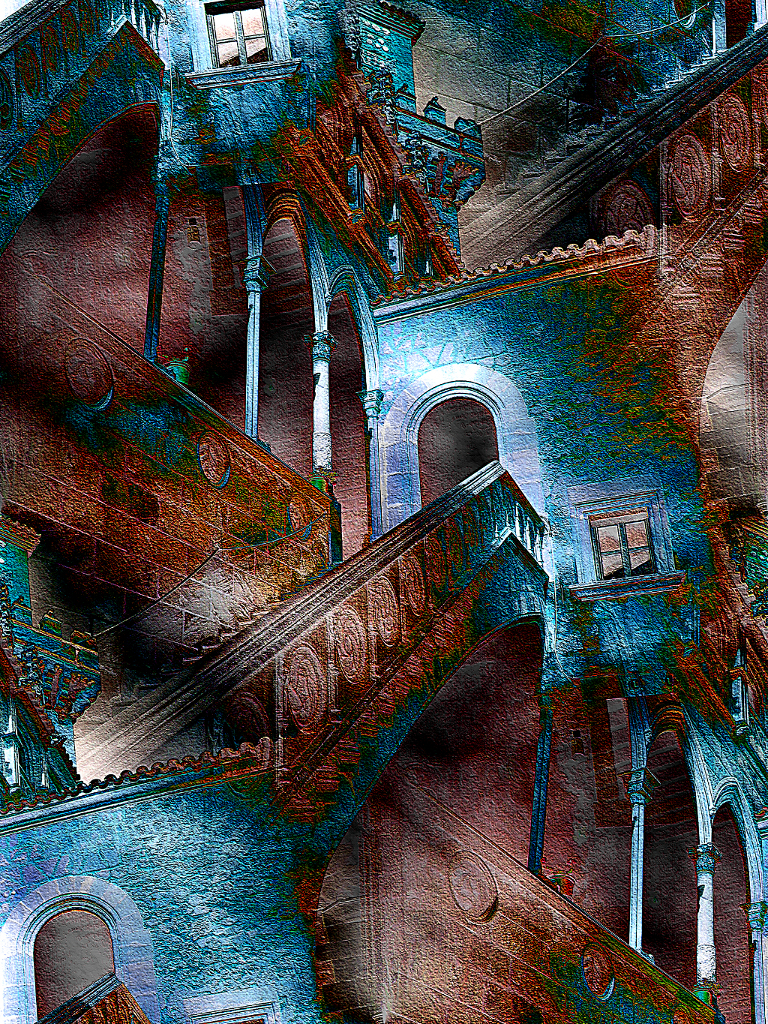 Palma de Mallorca - Pueblo Español - Palacio de la Diputación (Barcelona) - 3 - Digital-ART (limitiert 01/10)